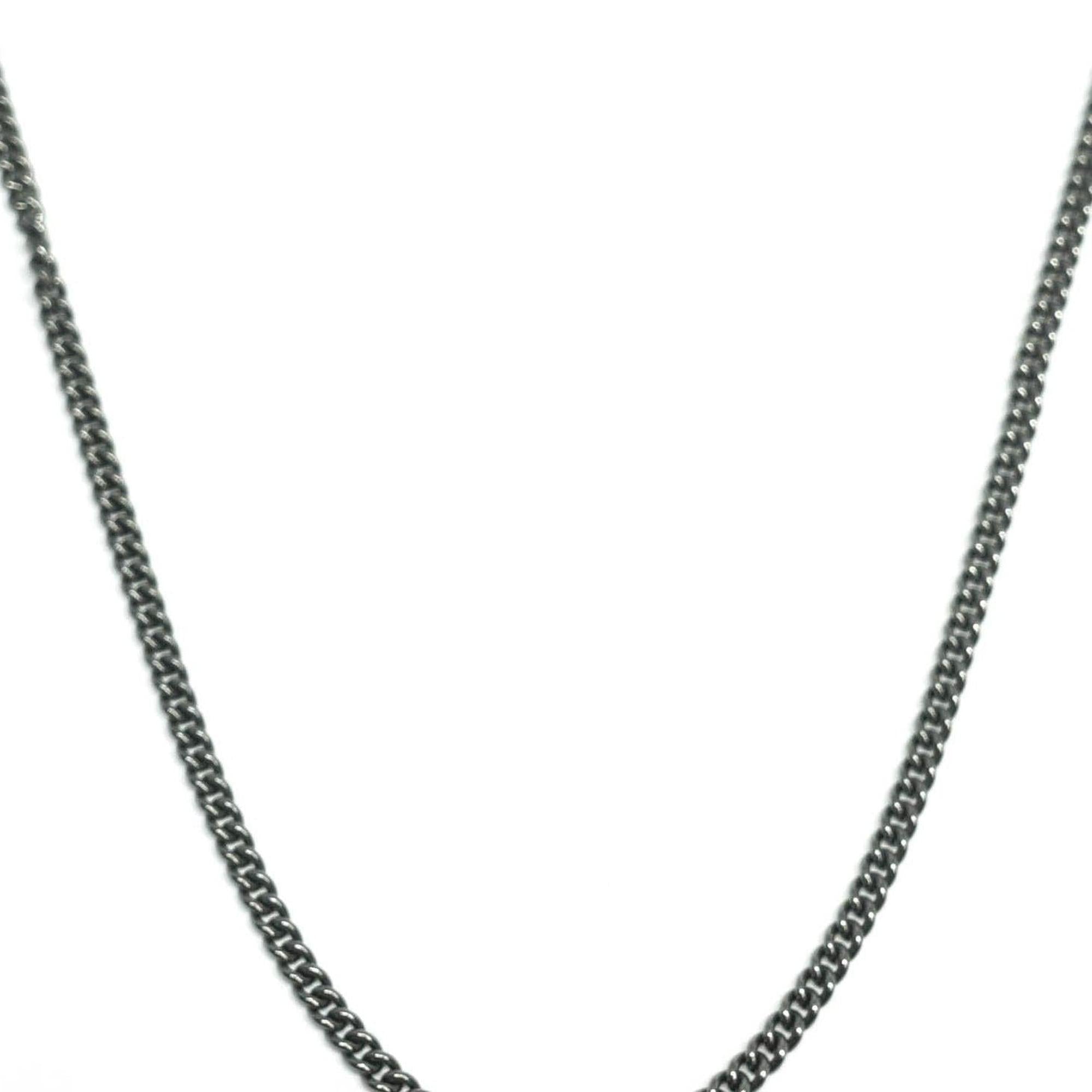 Pandora Black Rhodium Sterling Silver Necklace with Sphere Clasp Clip