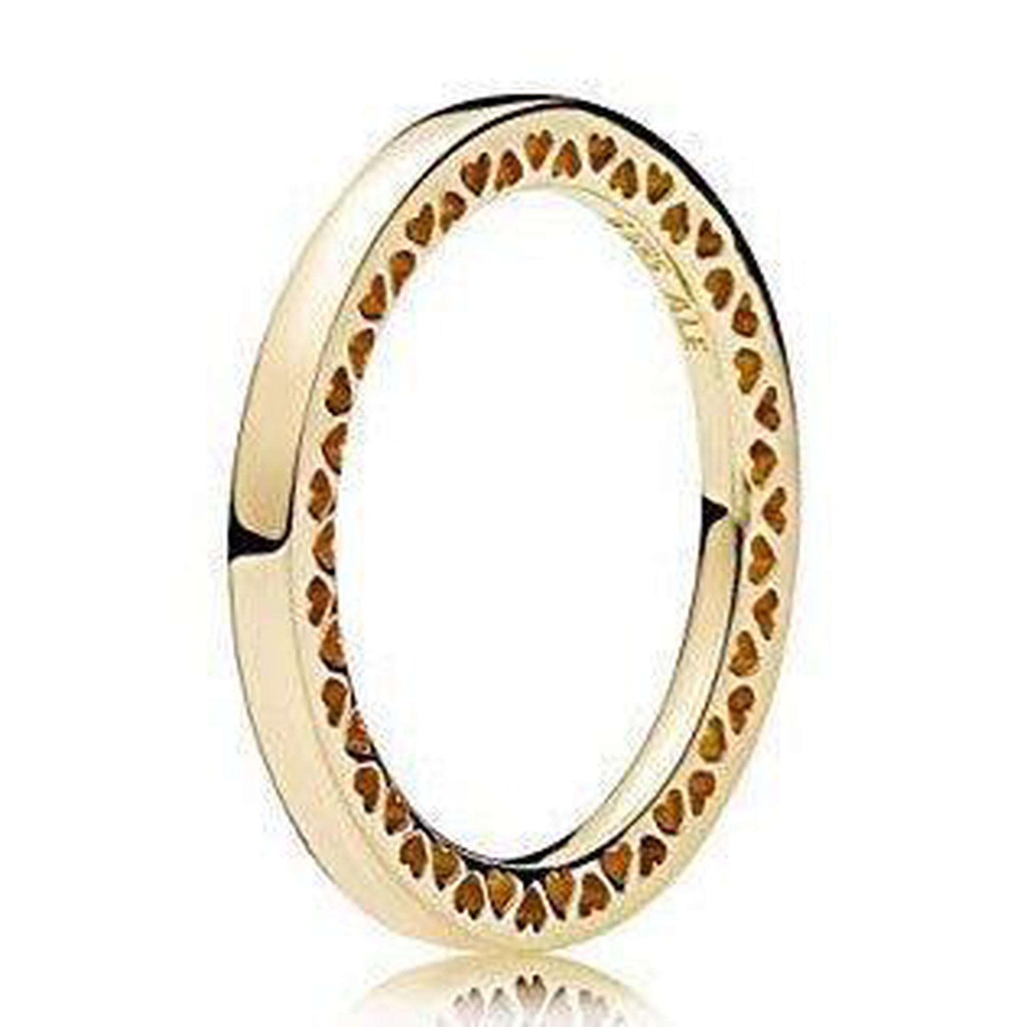 Pandora Classic Hearts of Pandora Gold Ring, Size 8.5
