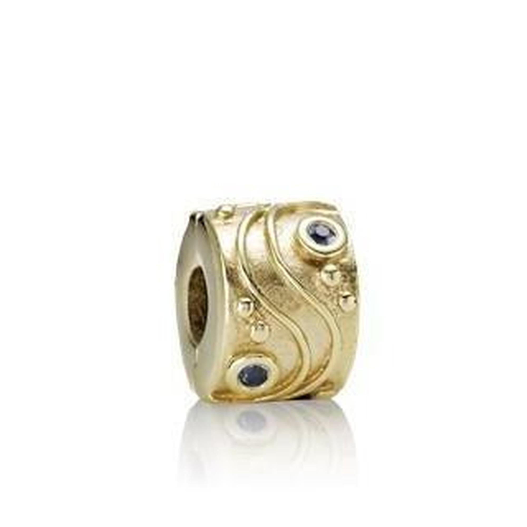 Pandora Gold Babbling Brook Clip Charm