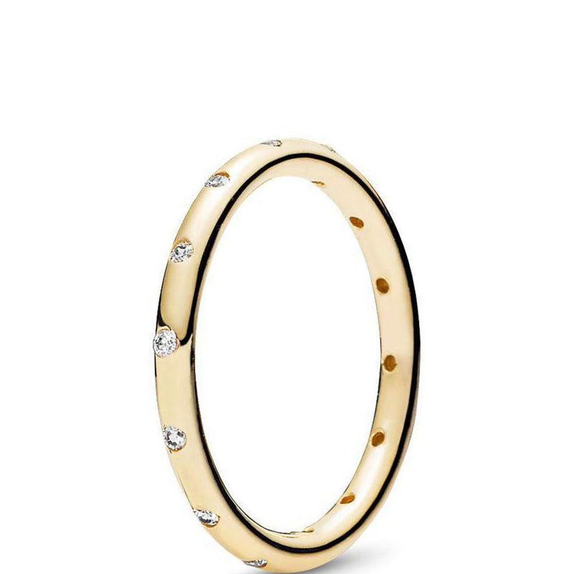 Pandora Gold Droplets Ring, Size 7.5