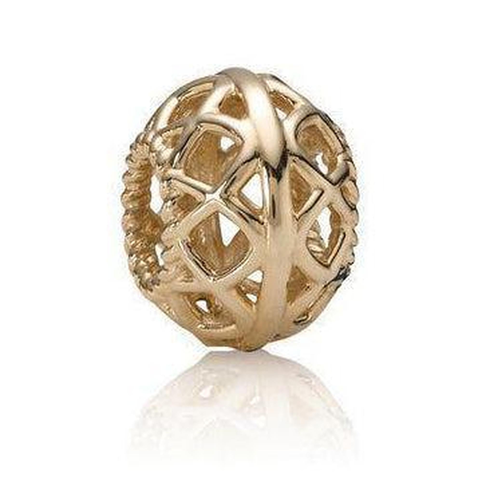 Pandora Gold Open Lattice Charm
