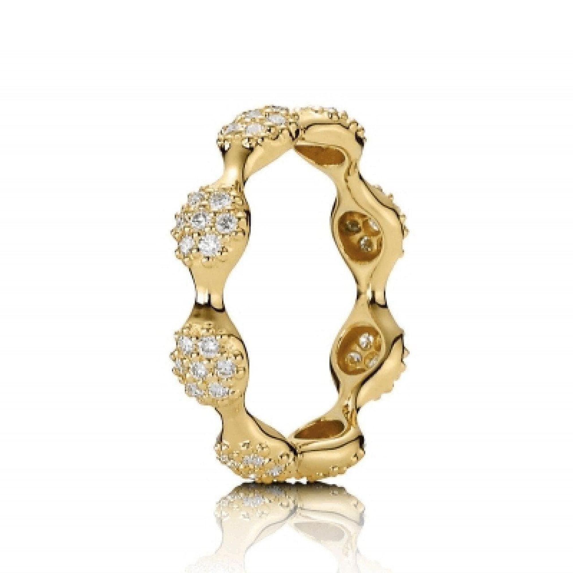 Pandora Lovepod Pave Diamond Ring