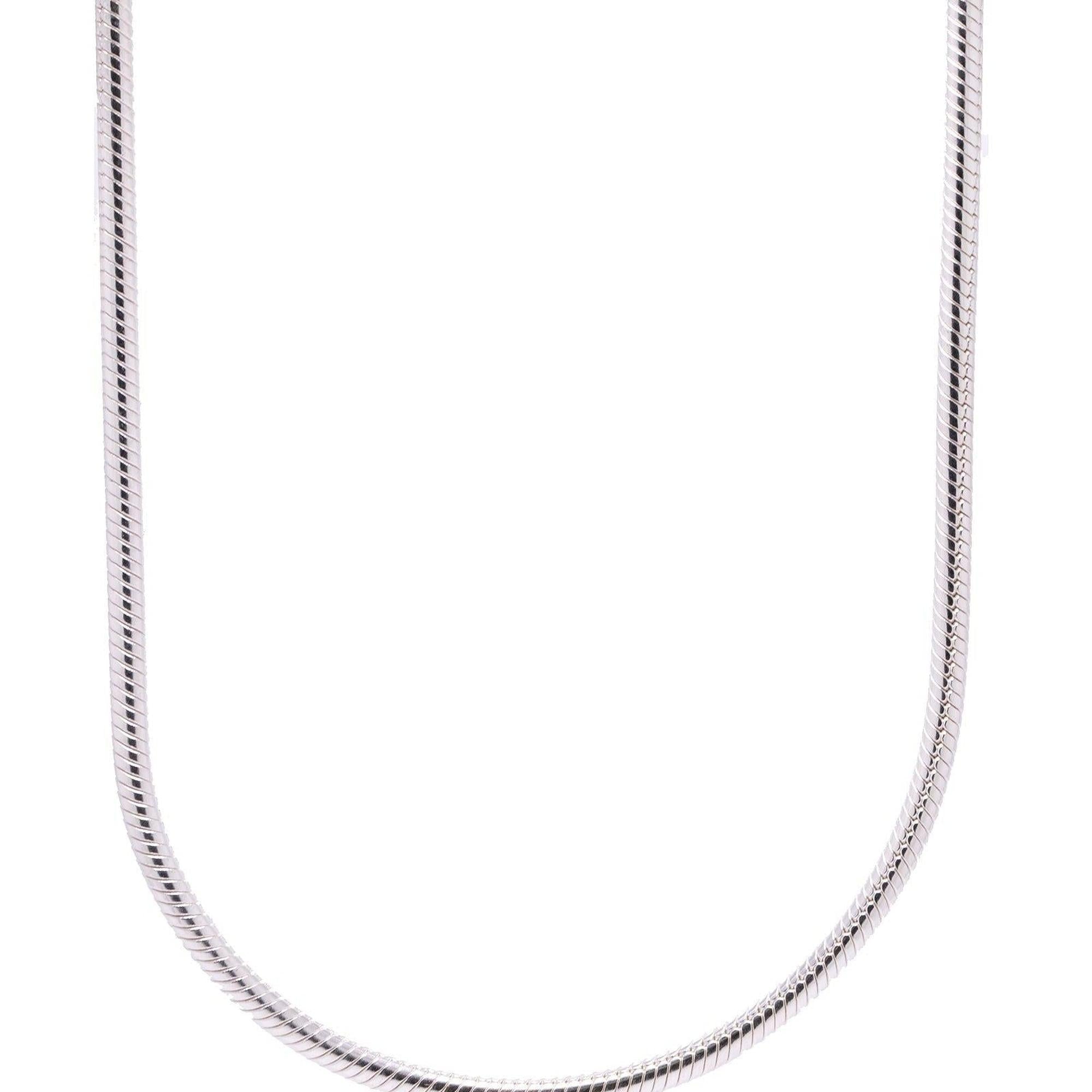 Pandora Moments Snake Chain Necklace with Smooth Signature Clasp, 50 cm/19.7" Long