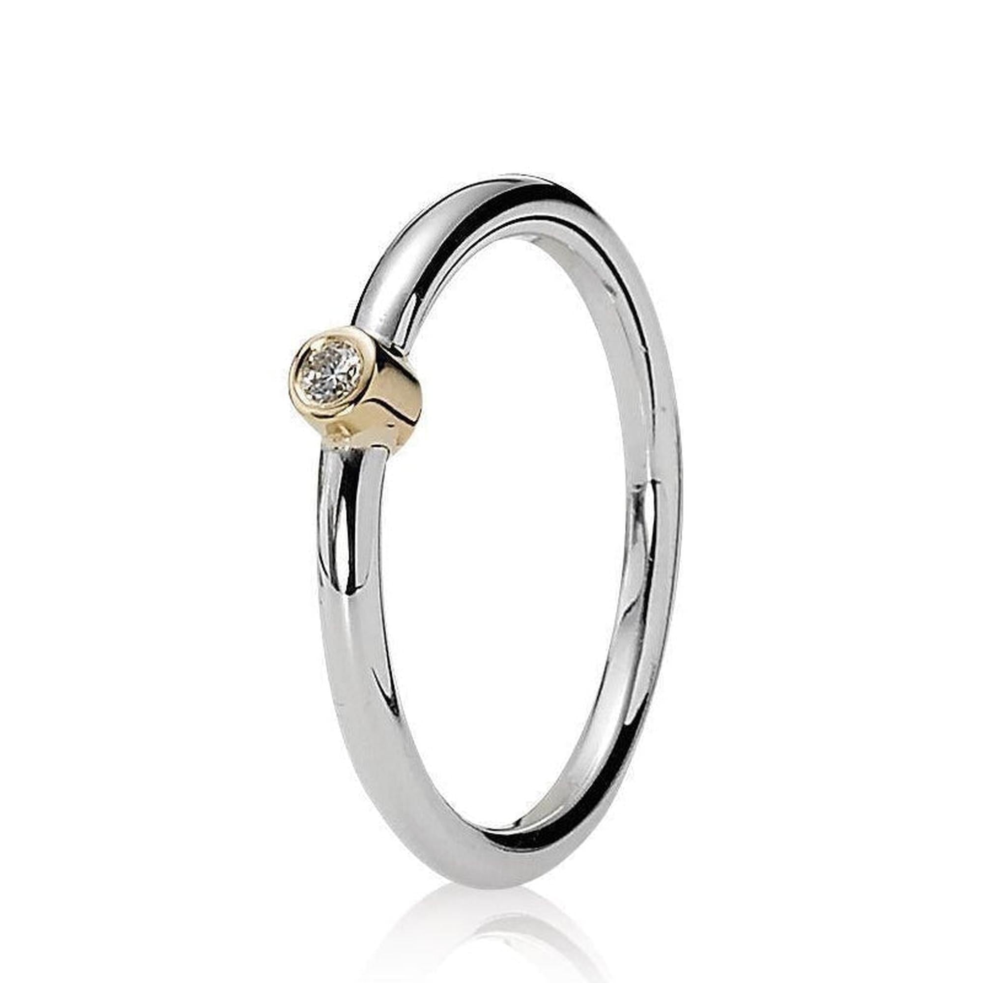Pandora Morning Star Diamond Ring, Size 5 1/4