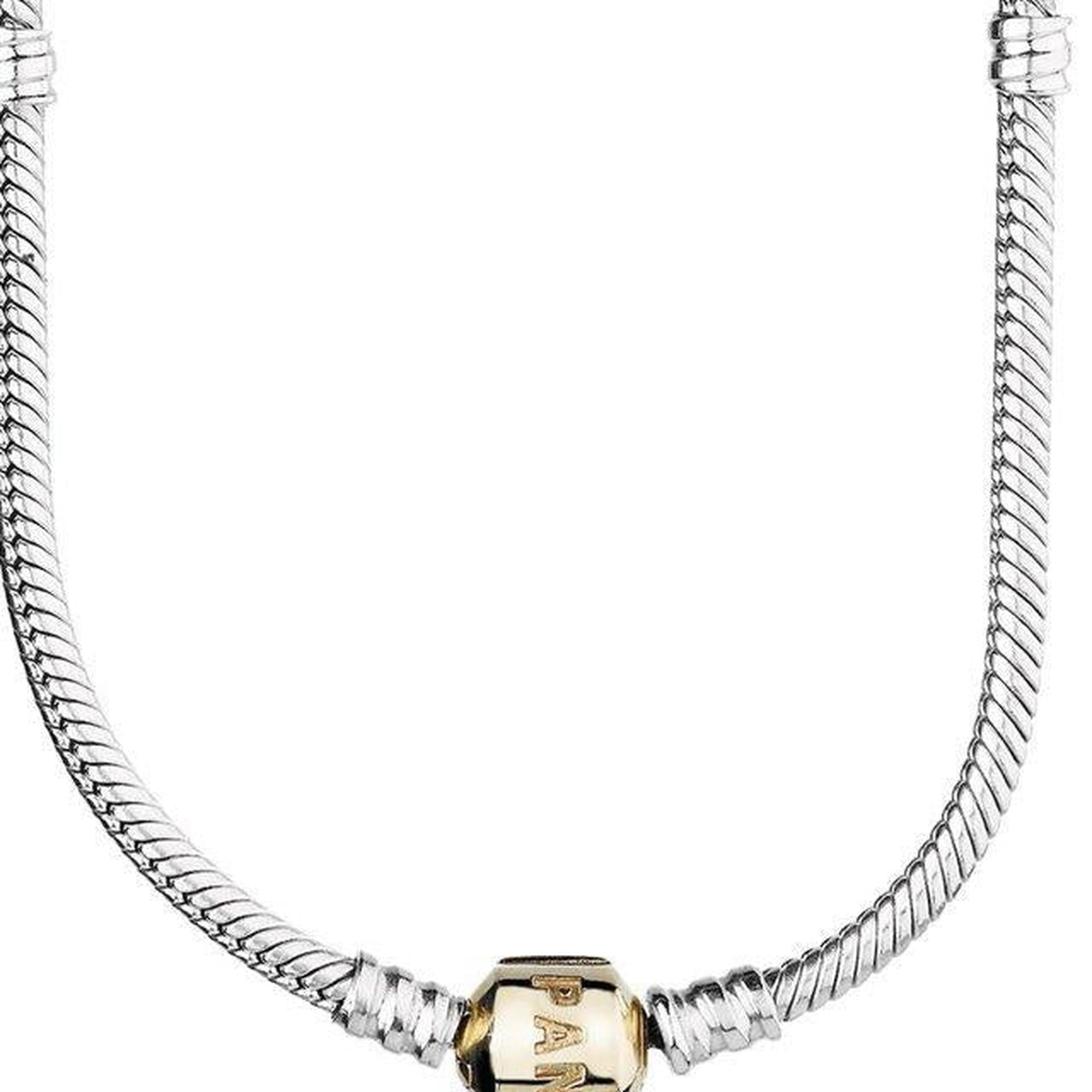 Pandora Two-Tone Charm Necklace, 50 cm/19.7" Long