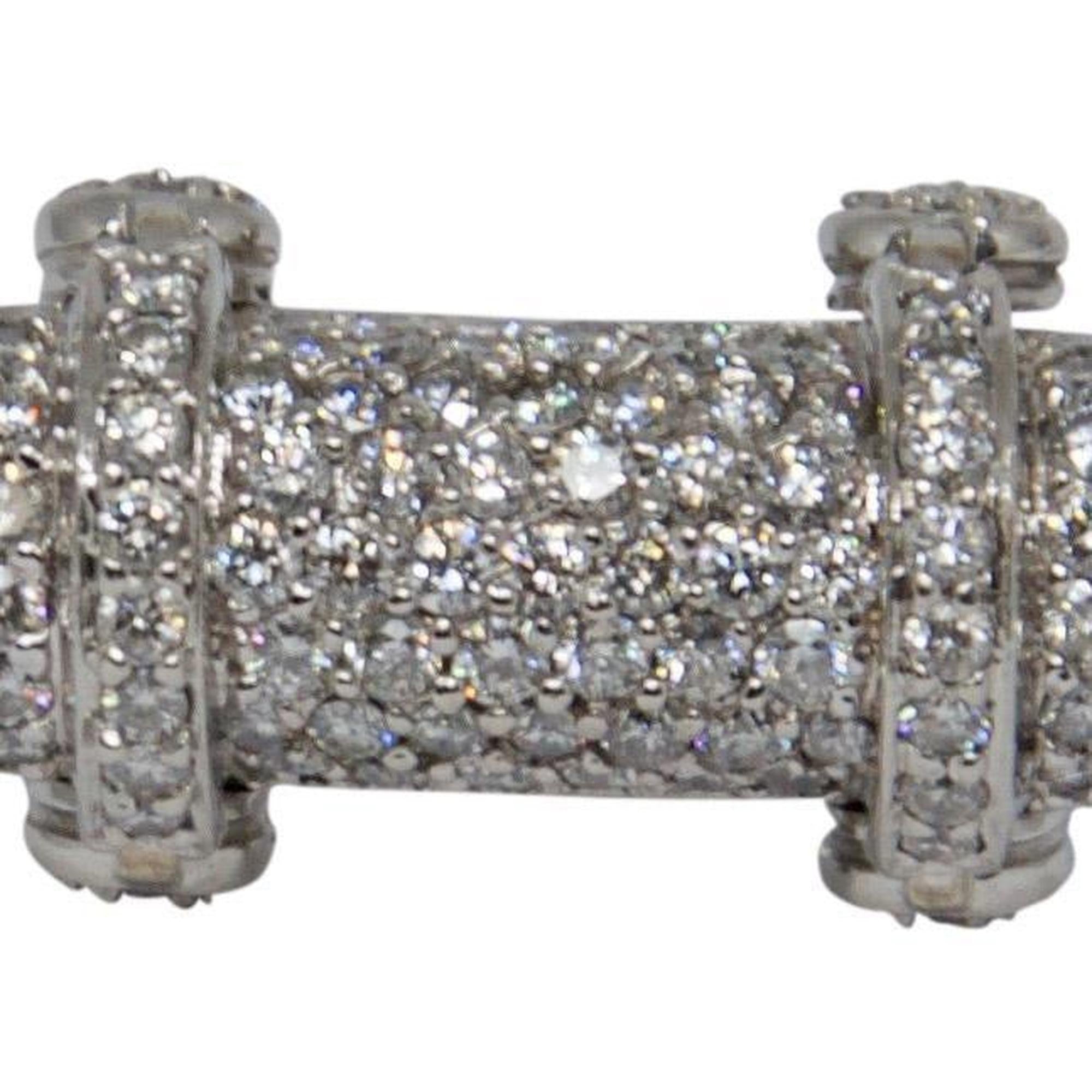 Pave Diamond Dangle Ring