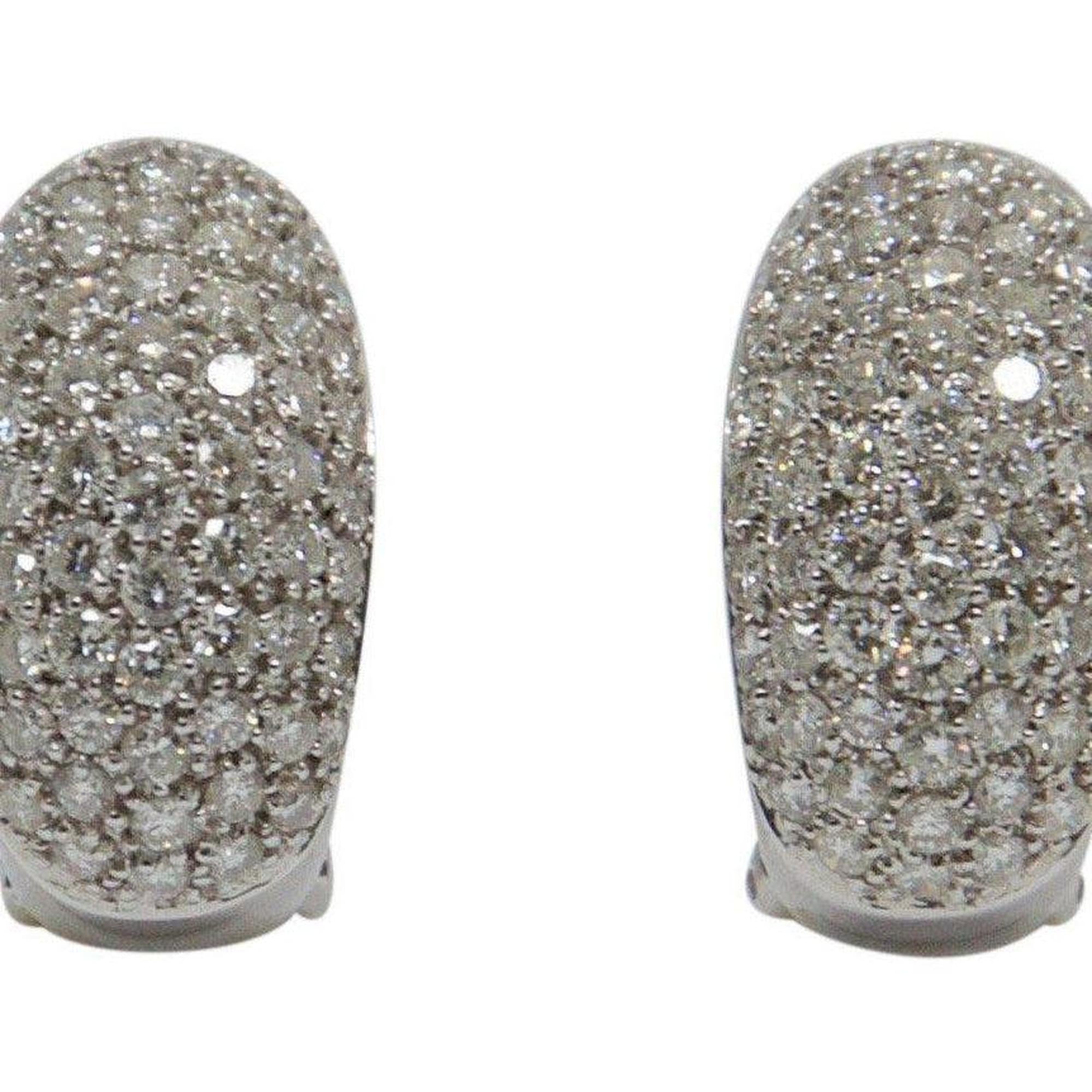 Pave Diamond Earrings
