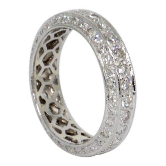 Pave Diamond Eternity Band Ring