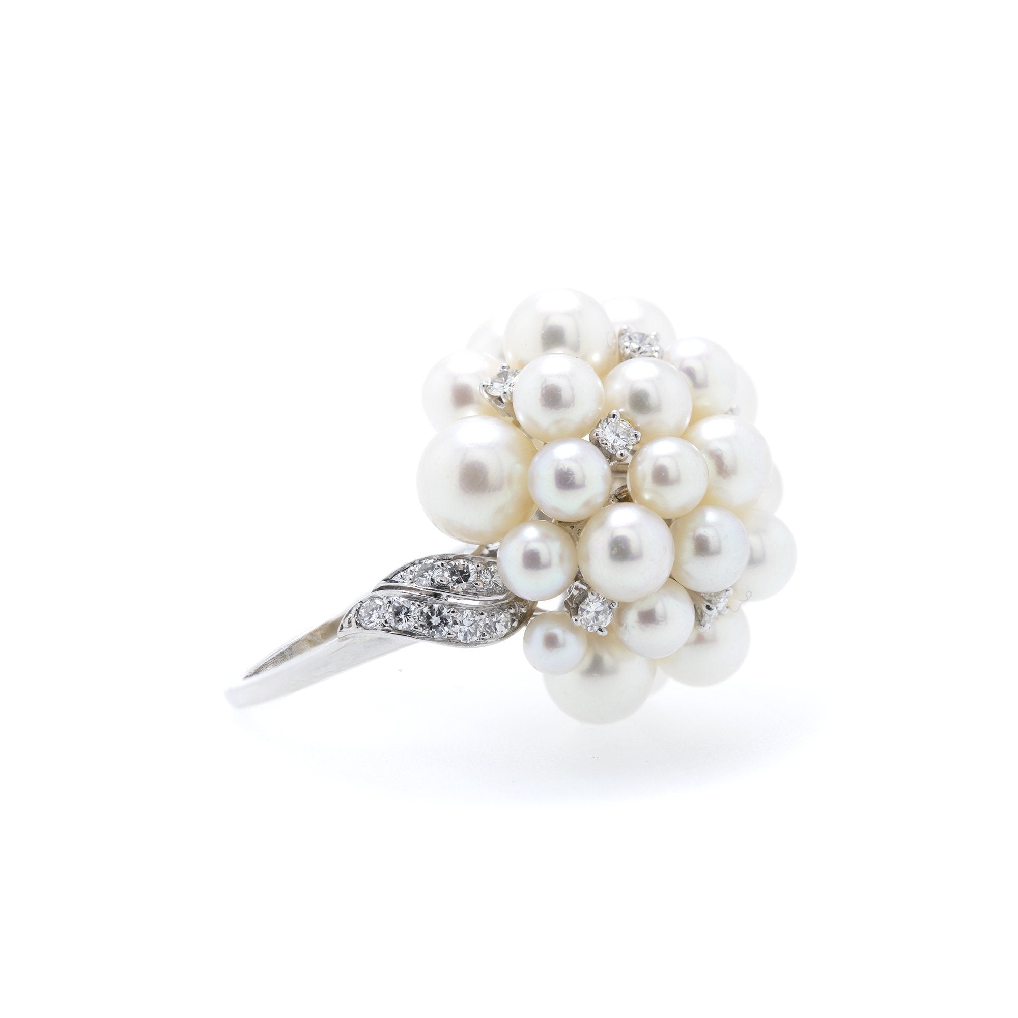 Pearl & Diamond Ring