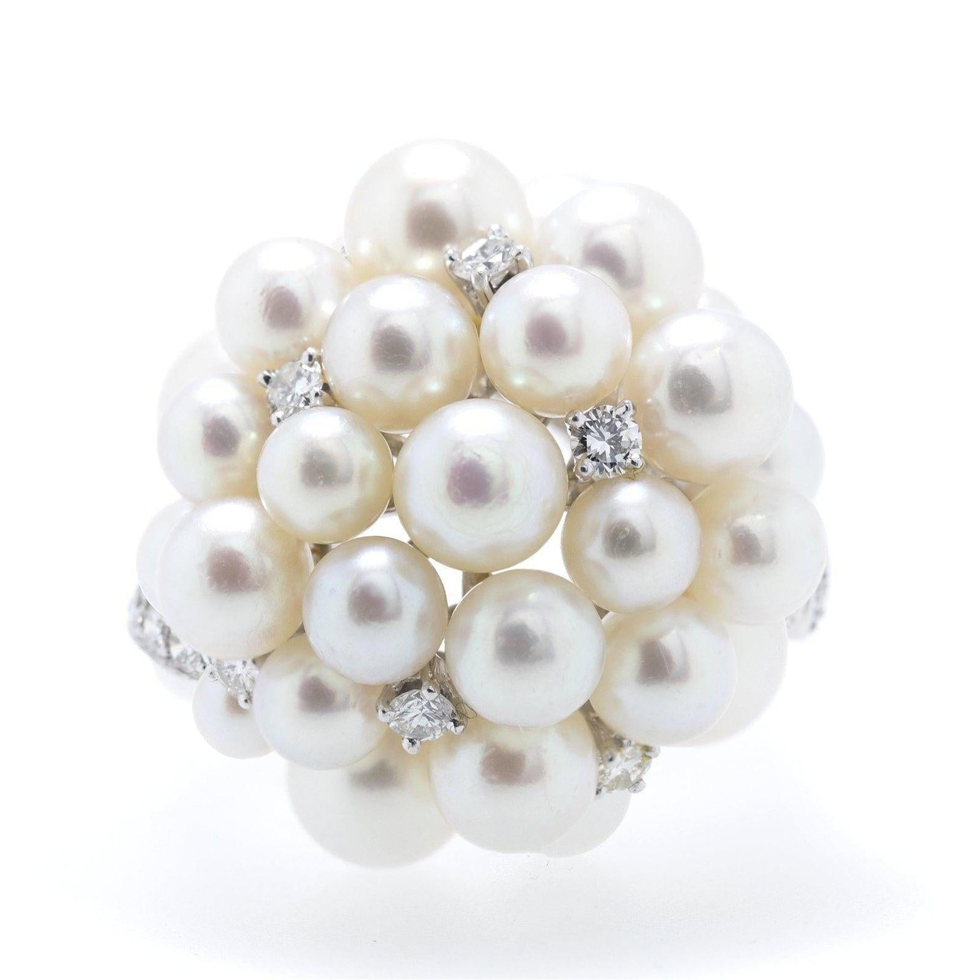 Pearl & Diamond Ring