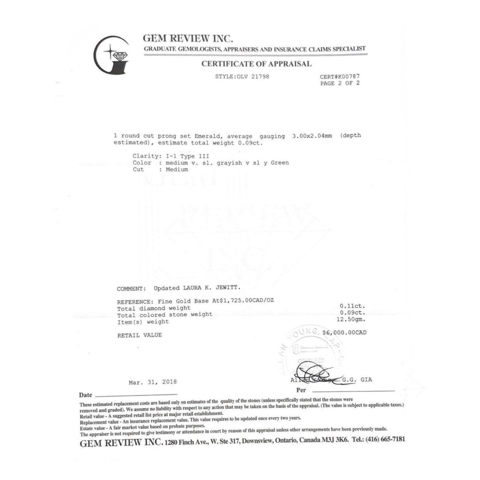 Pearl, Emerald and Diamond Necklace