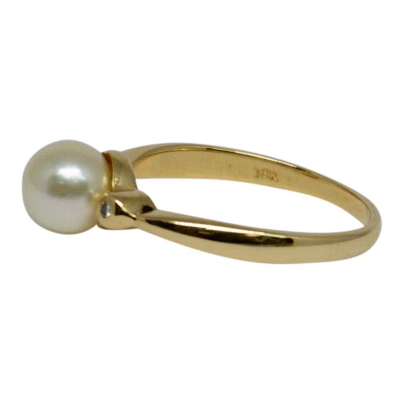 Pearl and Diamond Ring
