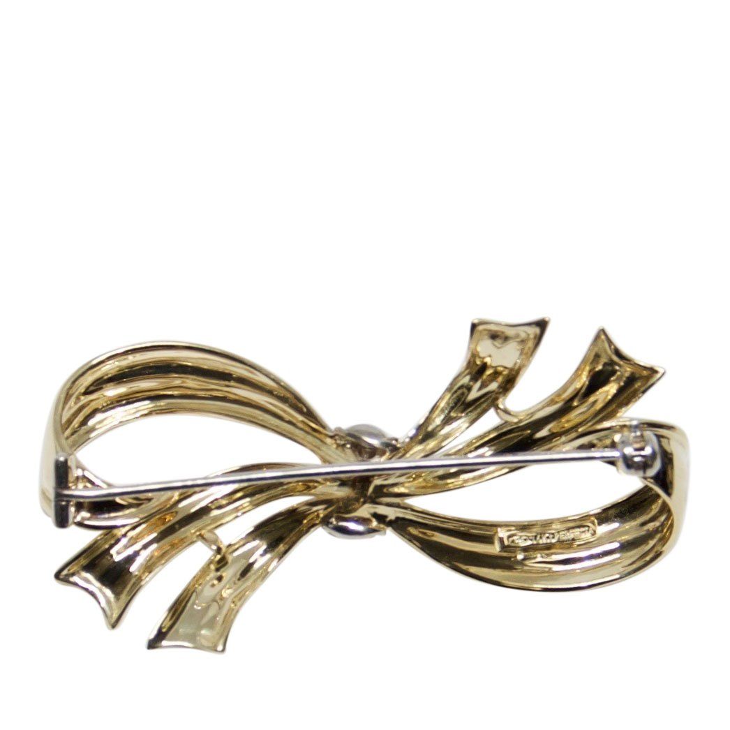 Perfecta Diamond Bow Brooch