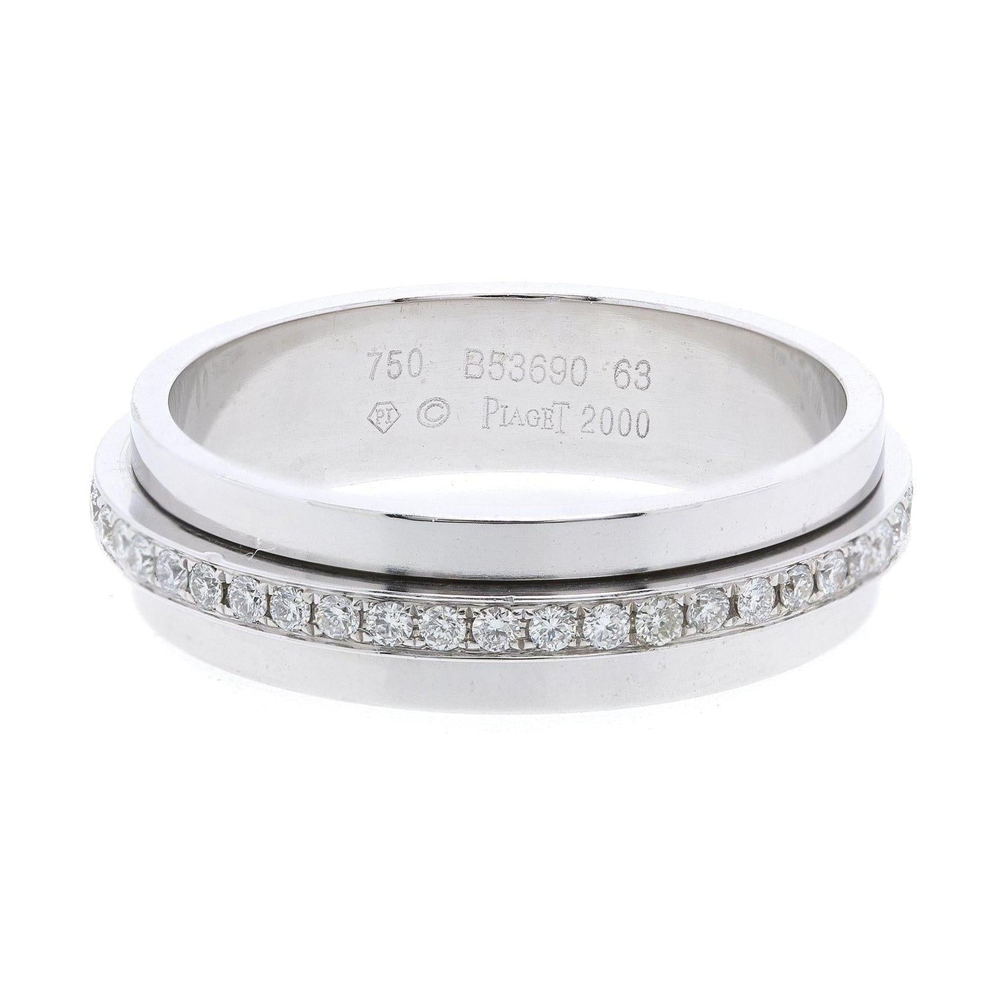 Piaget 18k White Gold Possession Diamond Wedding Band