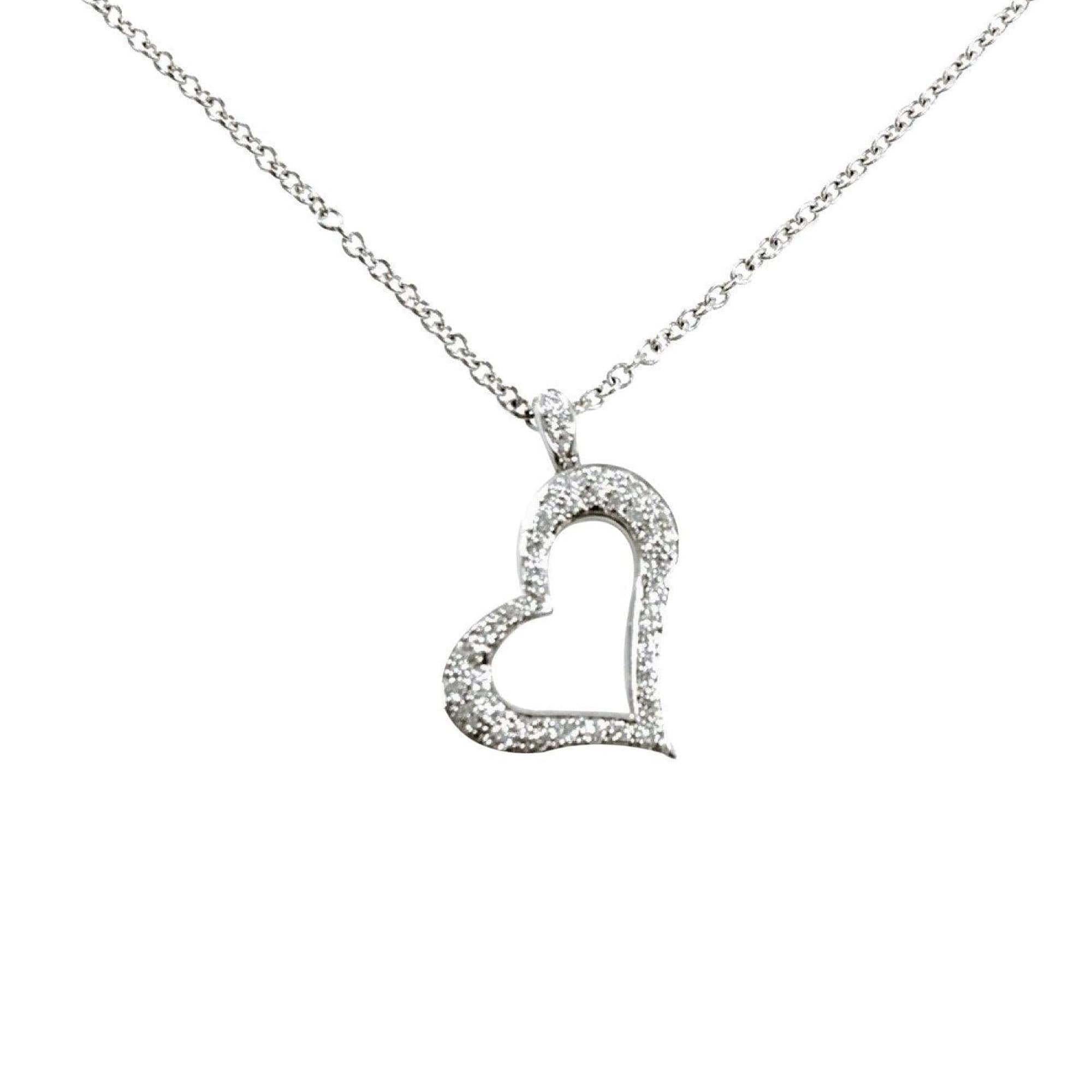 Piaget Diamond Heart Pendant Necklace