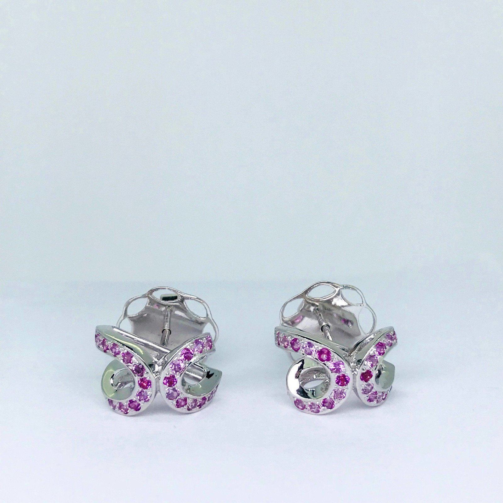 Pink Sapphire Earrings