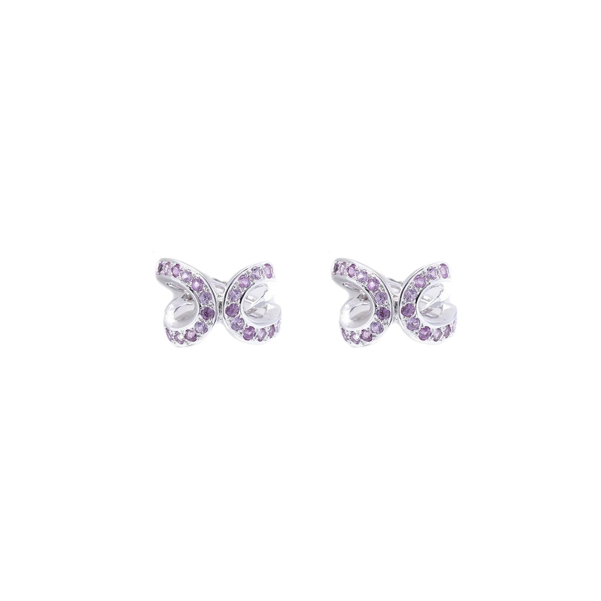 Pink Sapphire Earrings