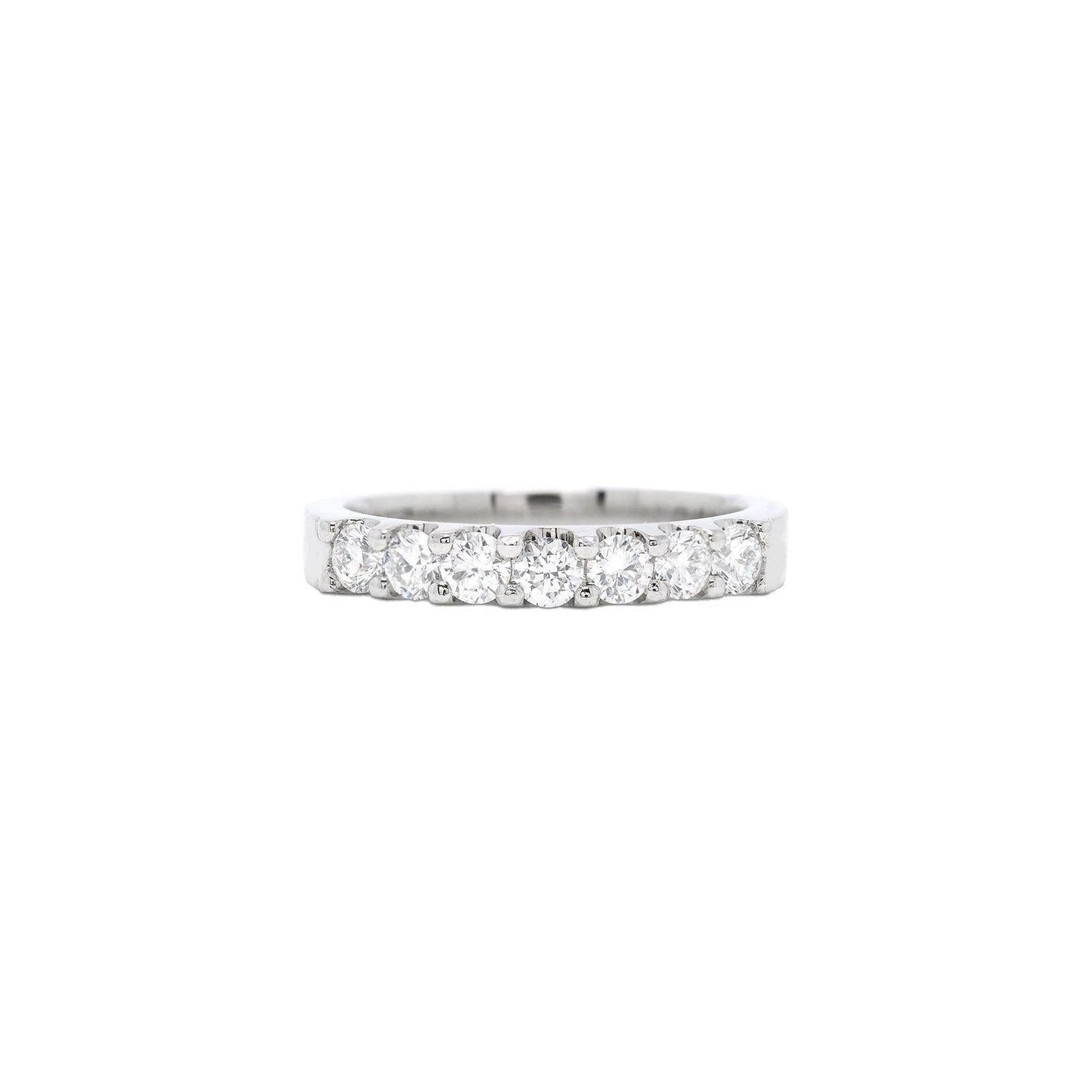 Platinum Diamond Band Ring