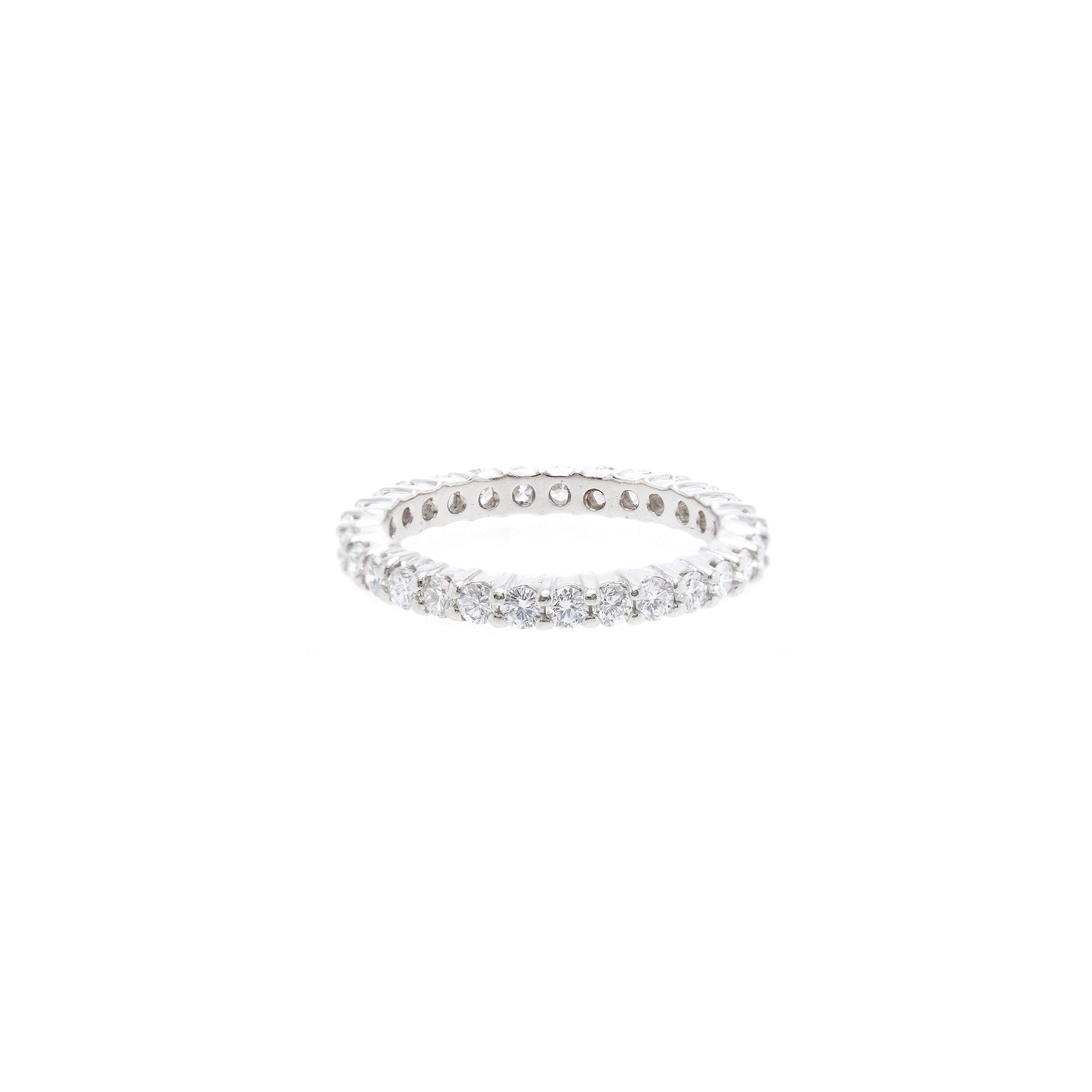 Platinum Diamond Eternity Band Ring