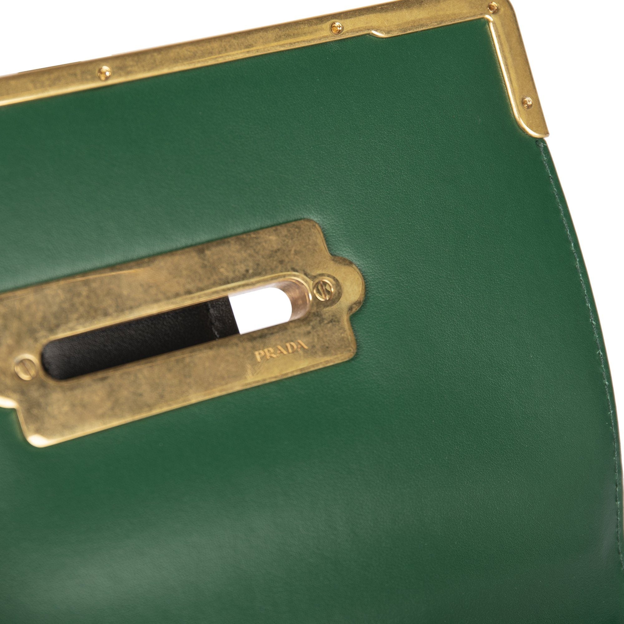 Prada 2019 Cahier Leather Shoulder Bag