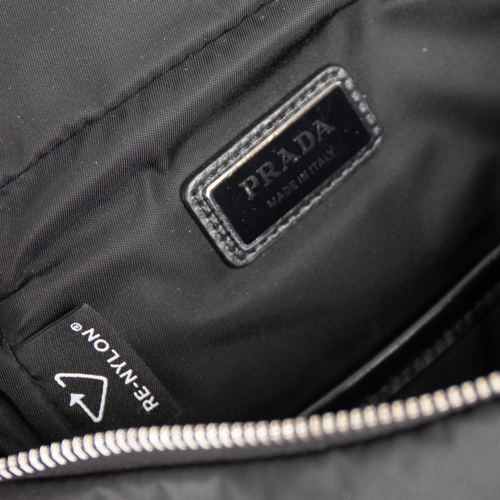 Prada 2022 Re-Nylon and Leather Shoulder Bag w/ Box & Authenticity Card