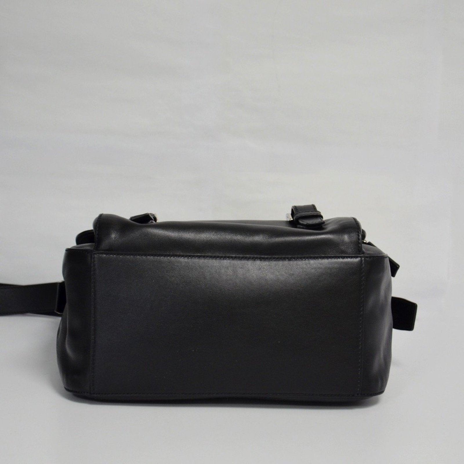 Prada Black Baltico Soft Calfskin Messenger