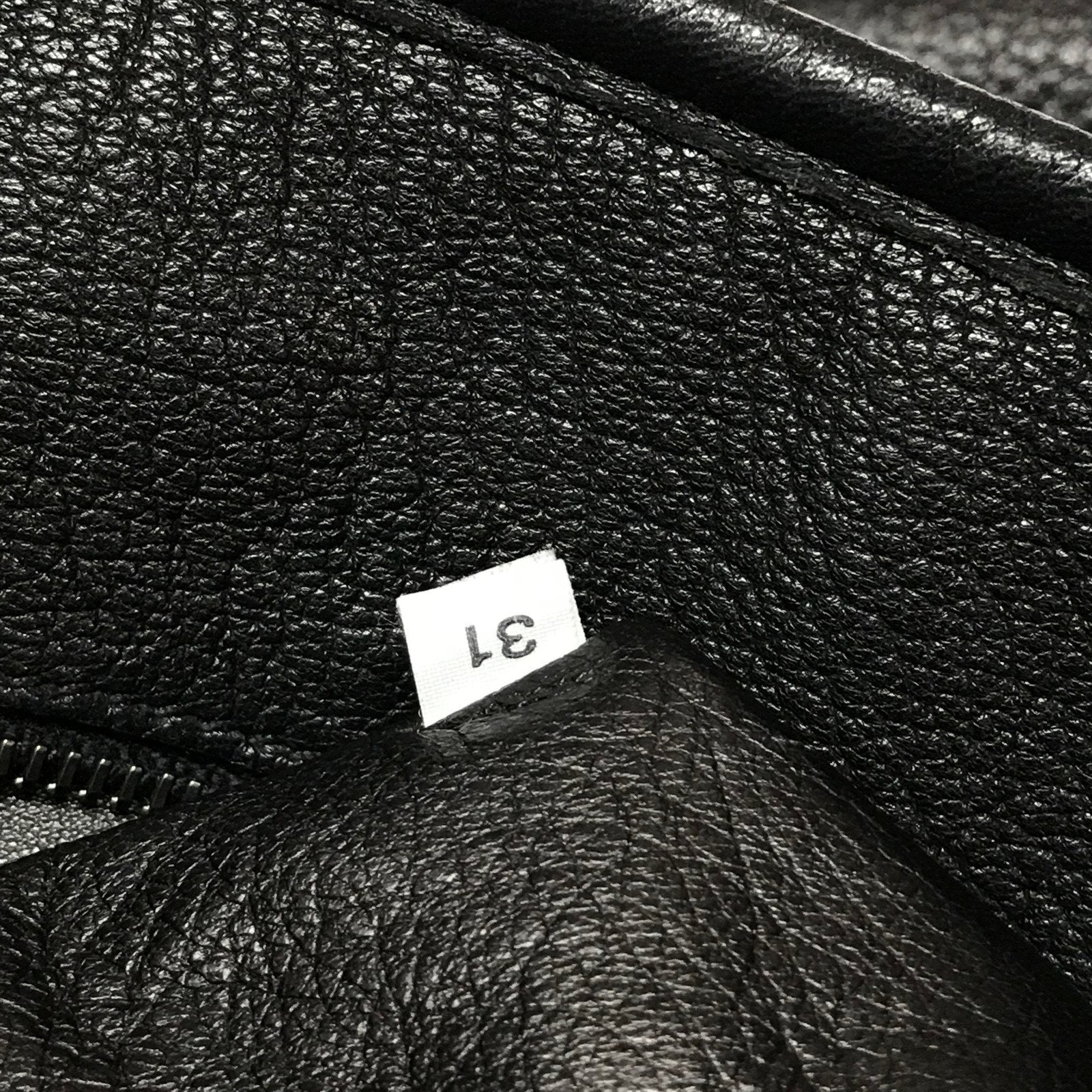 Prada Black Deer Skin Shopping Tote