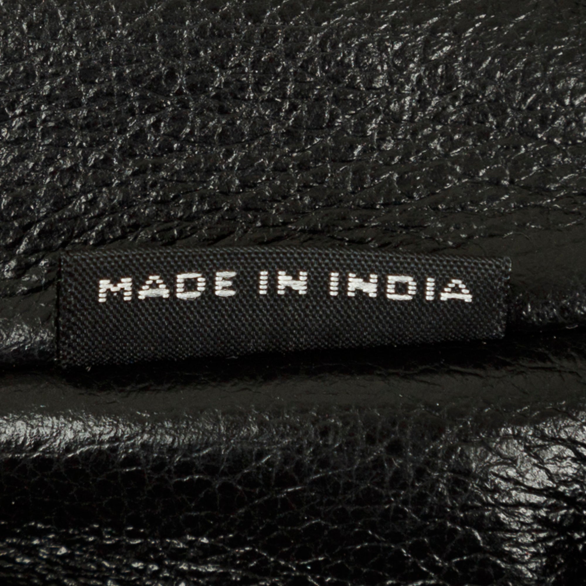 Prada Black Glace Calf Embossed Logo Tote w/ Strap