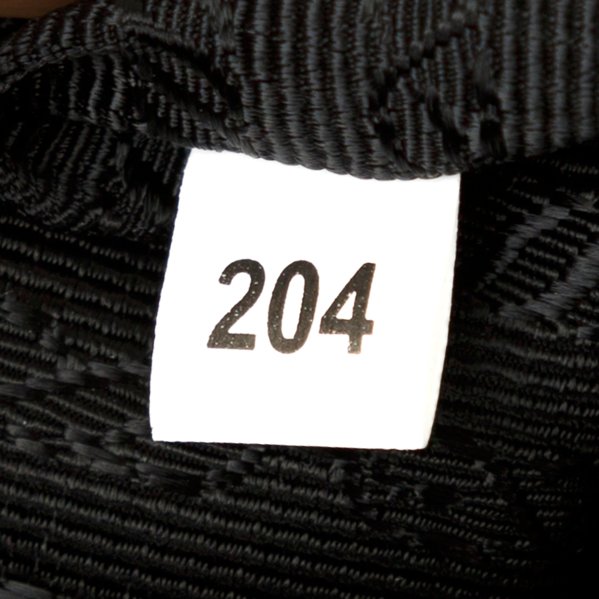 Prada Black Glace Calf Embossed Logo Tote w/ Strap