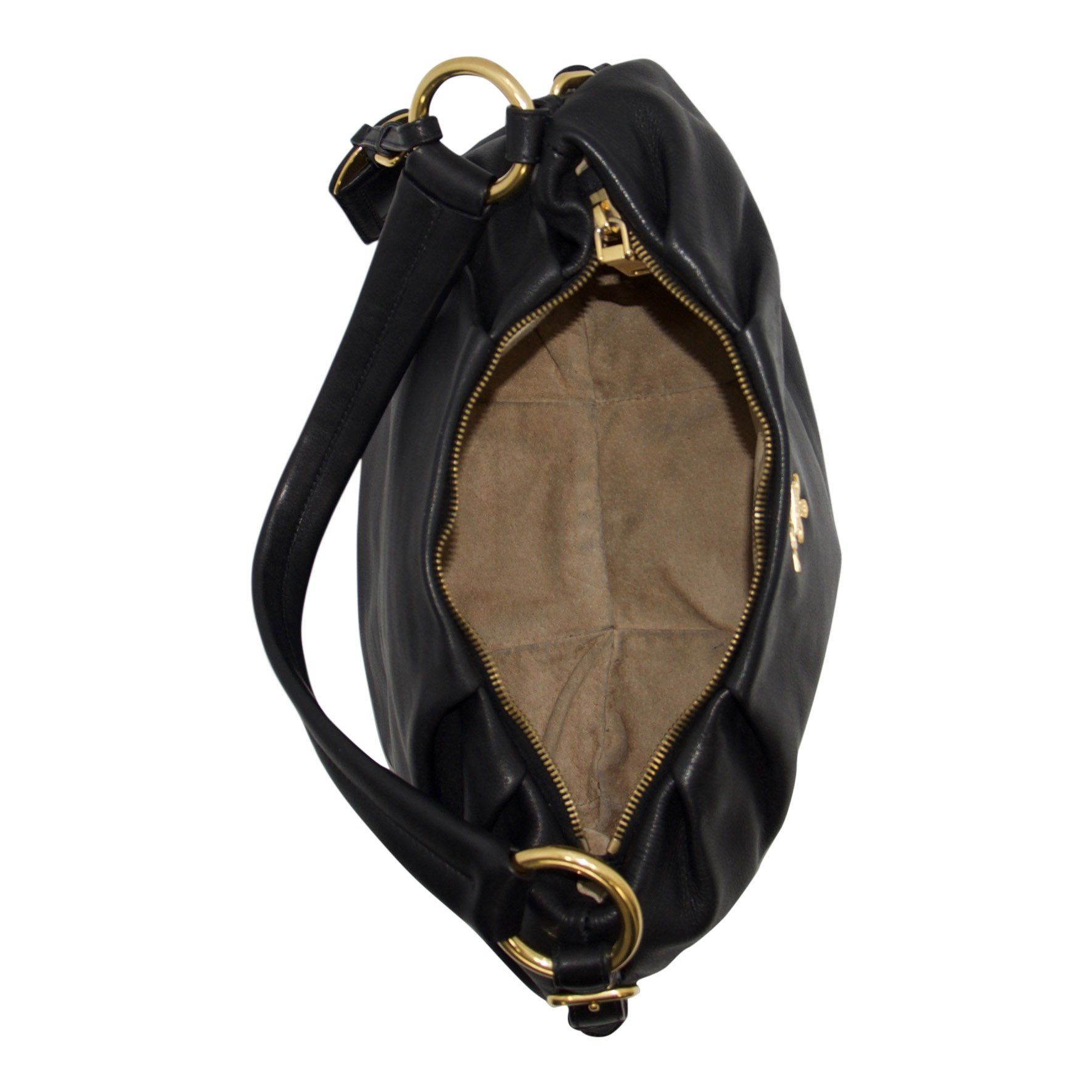 Prada Black Soft Calf Hobo