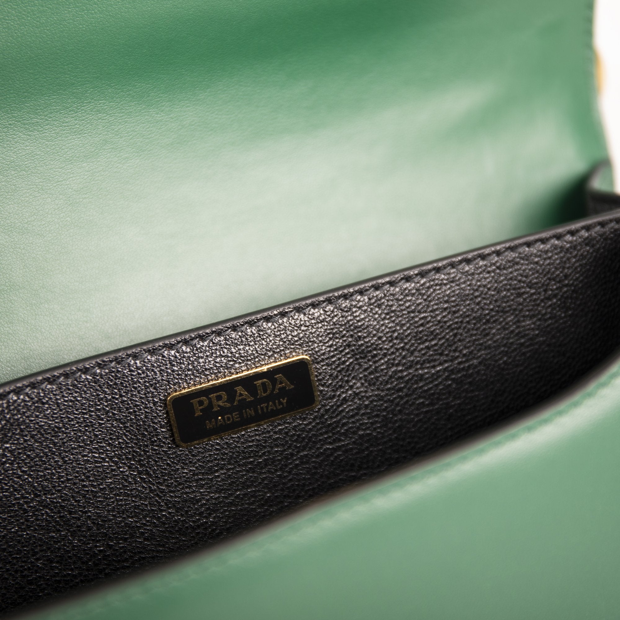 Prada Cahier Leather Shoulder Bag