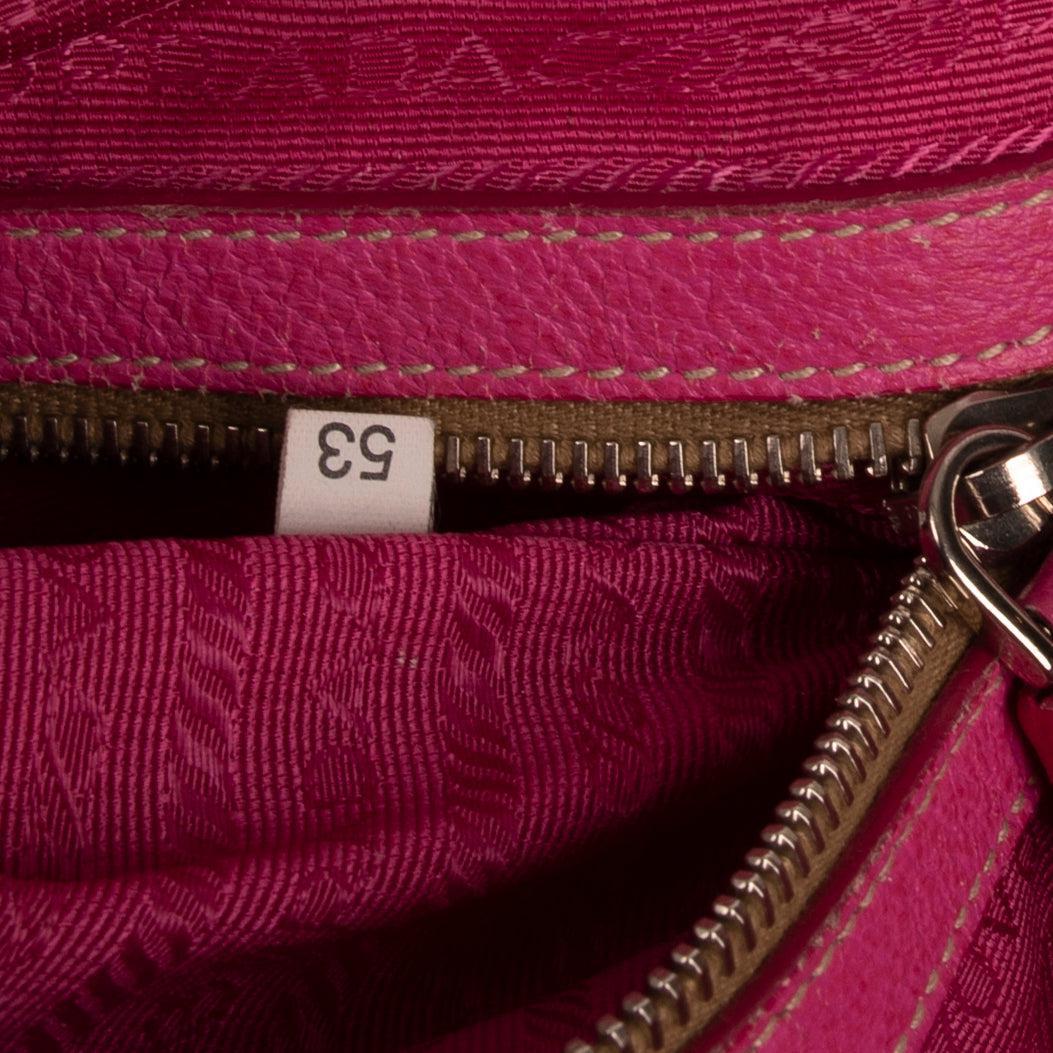 Prada Canapa St.Soho Bowler Bag