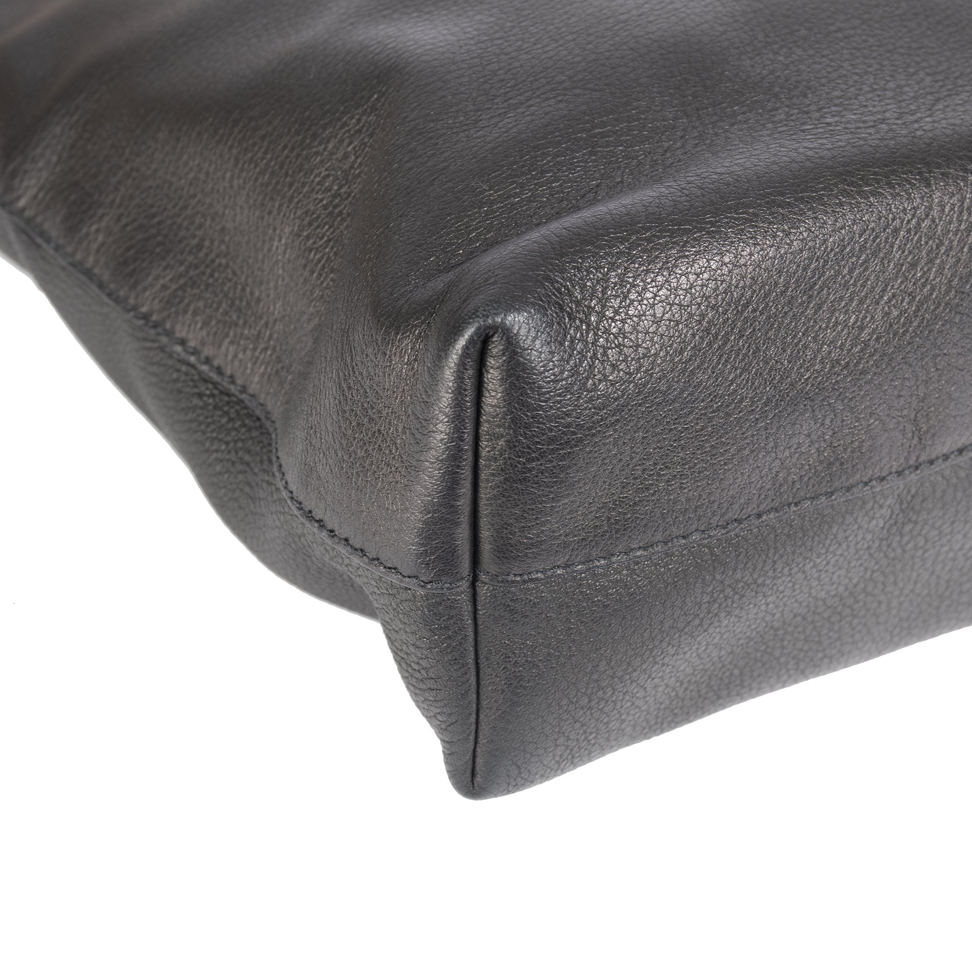 Prada Cervo Leather Shopping Tote