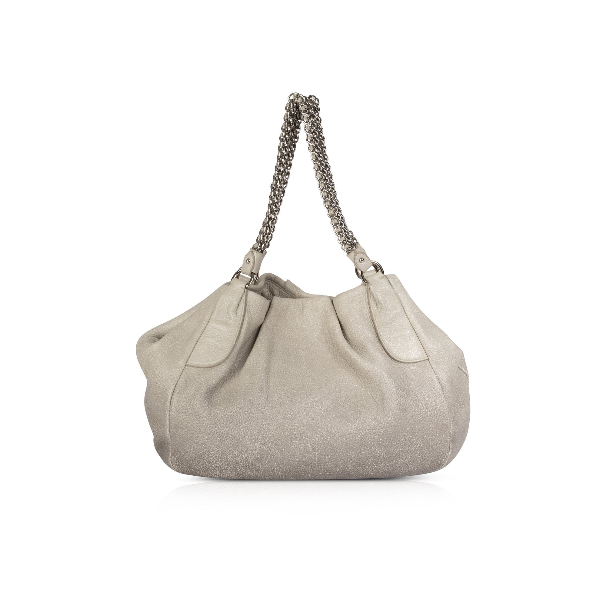 Prada Cervo Lux Chain Hobo