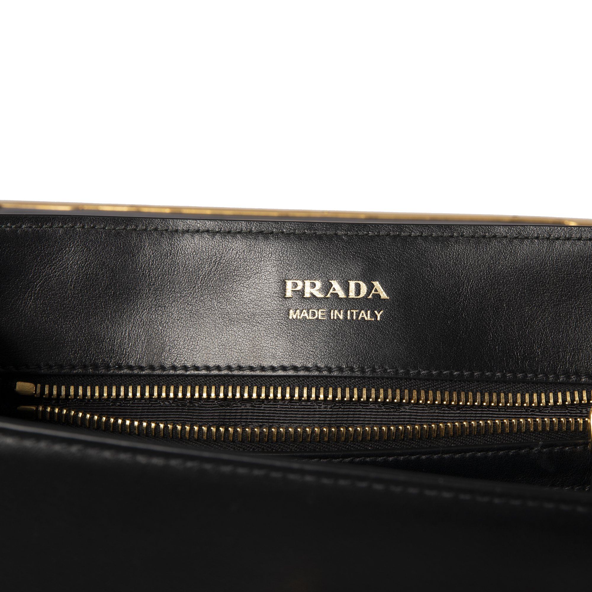 Prada City Calf Cahier Handle Bag