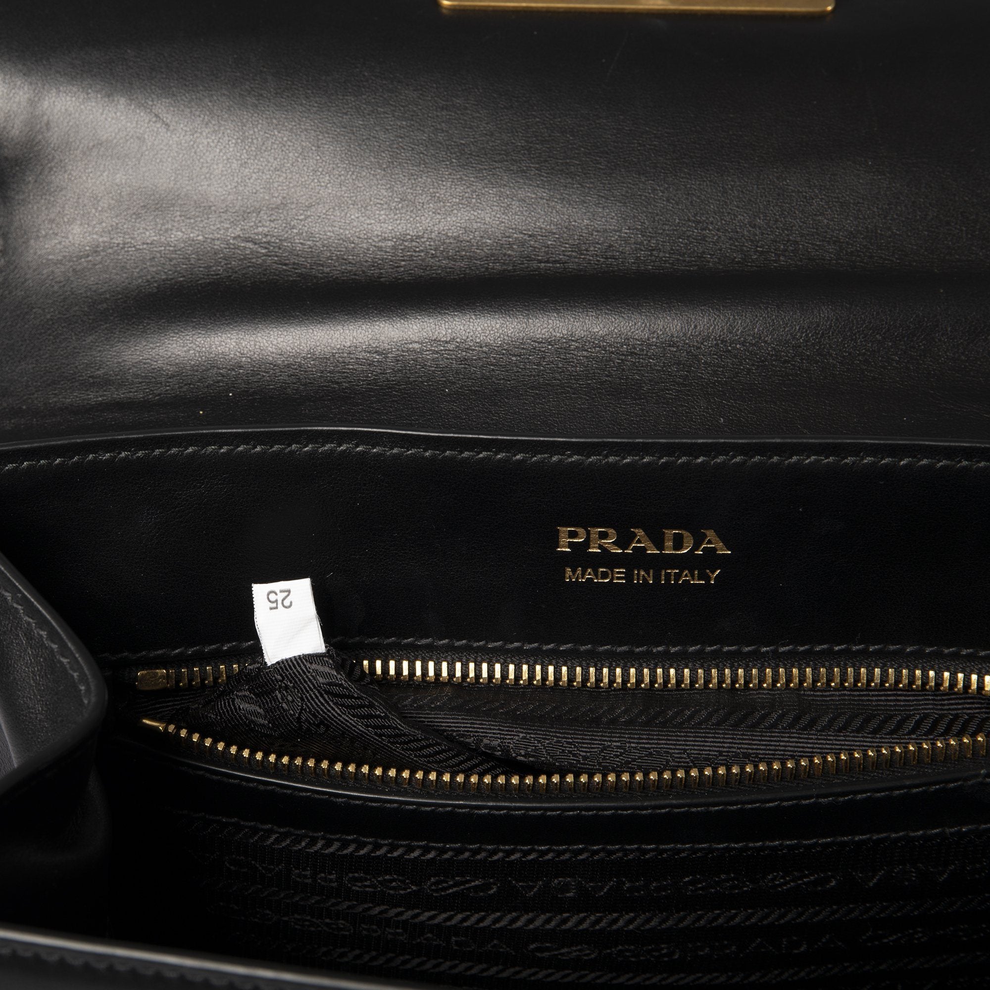 Prada City Calf Cahier Handle Bag