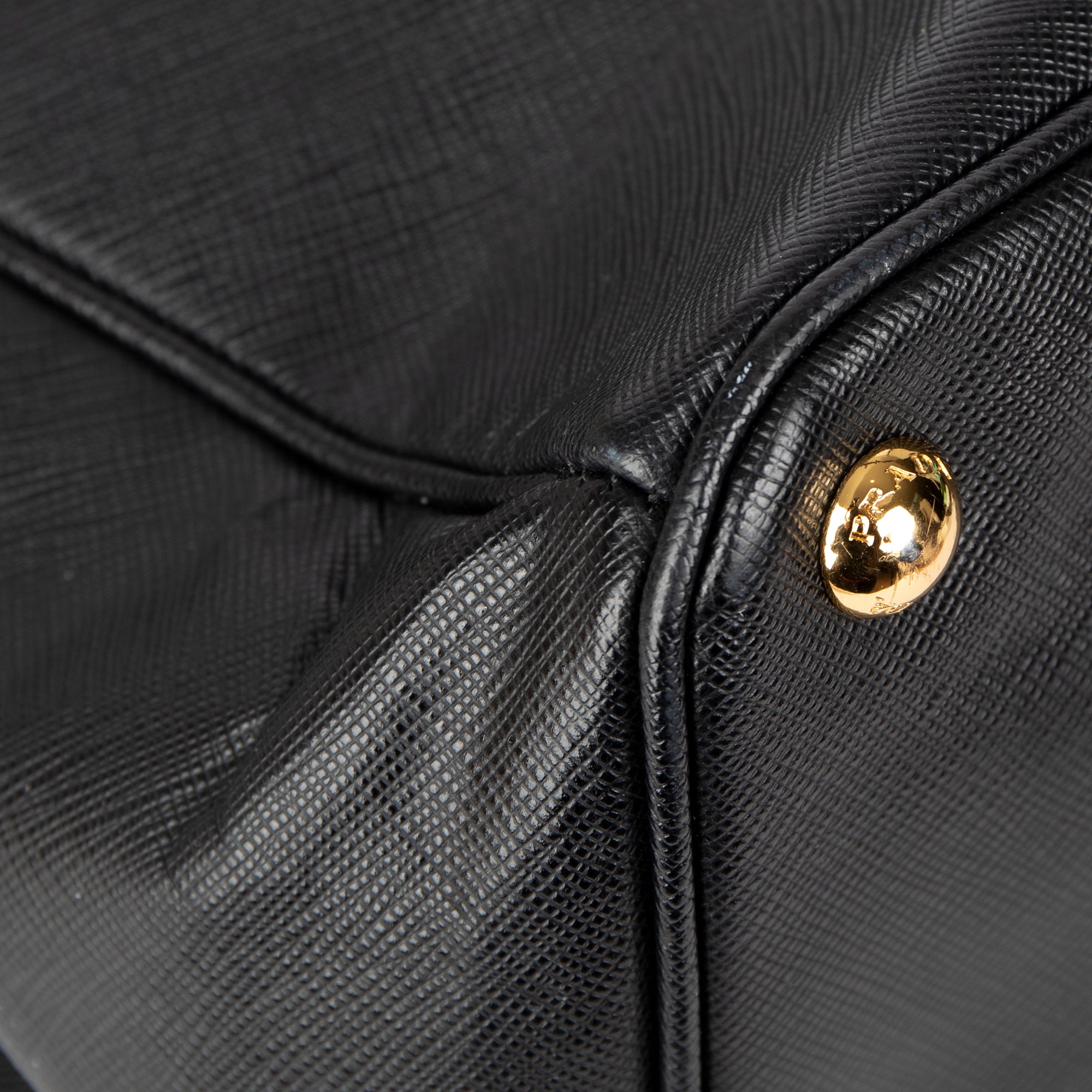 Prada Large Saffiano Lux Galleria Double Zip Tote