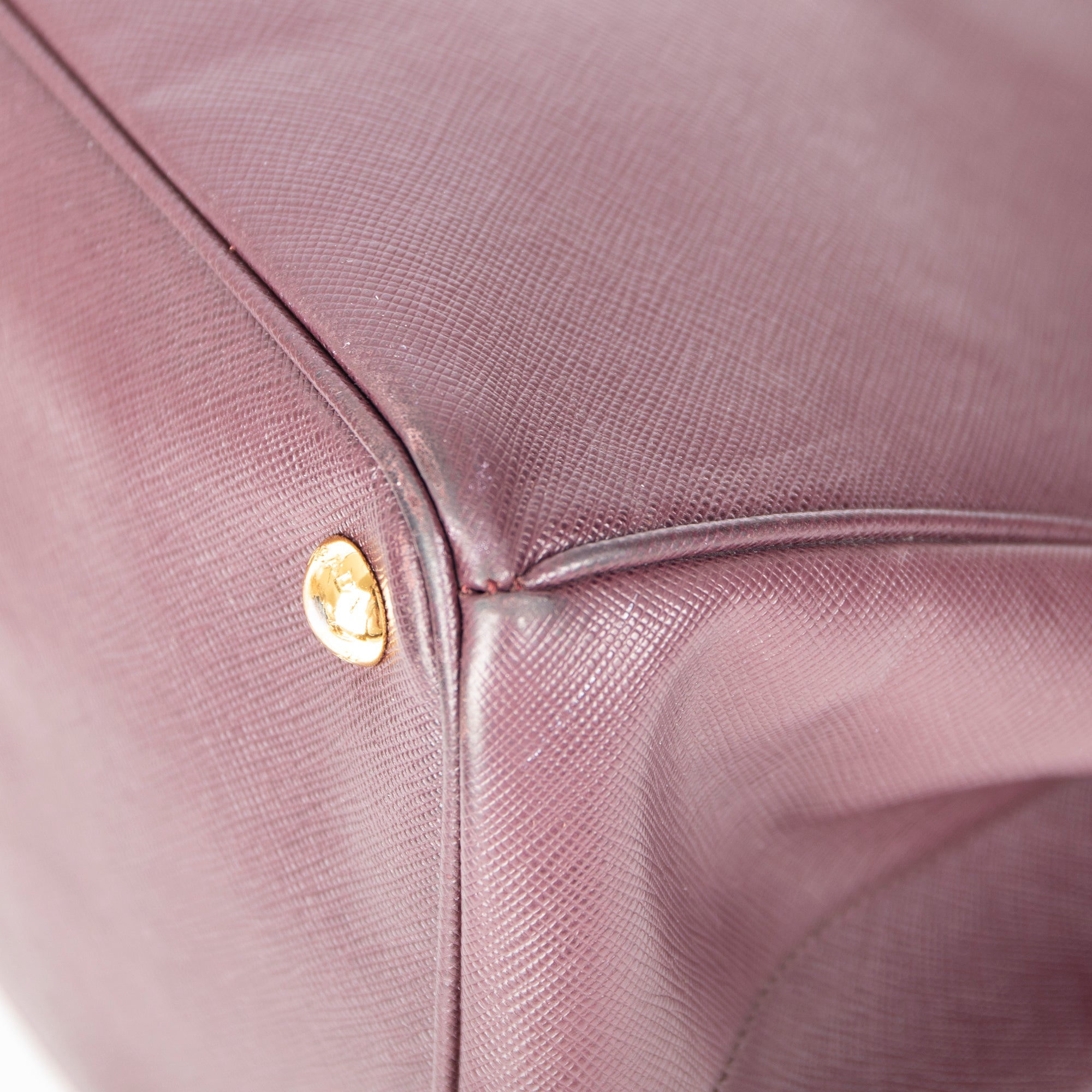 Prada Large Saffiano Lux Galleria Double Zip Tote