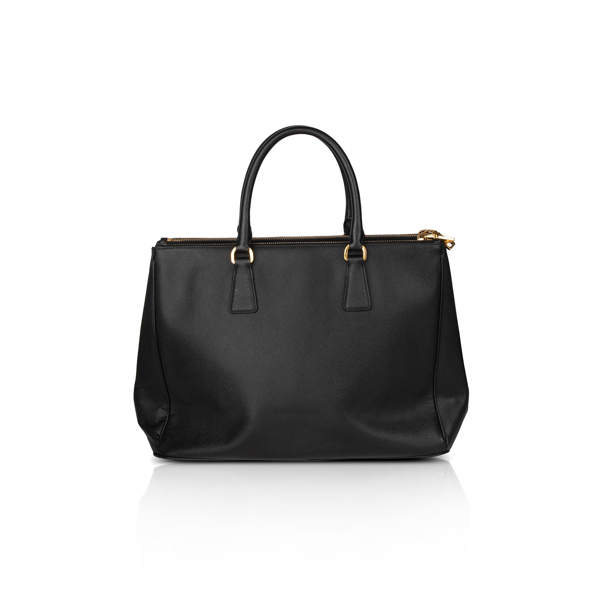 Prada Large Saffiano Lux Galleria Double Zip Tote