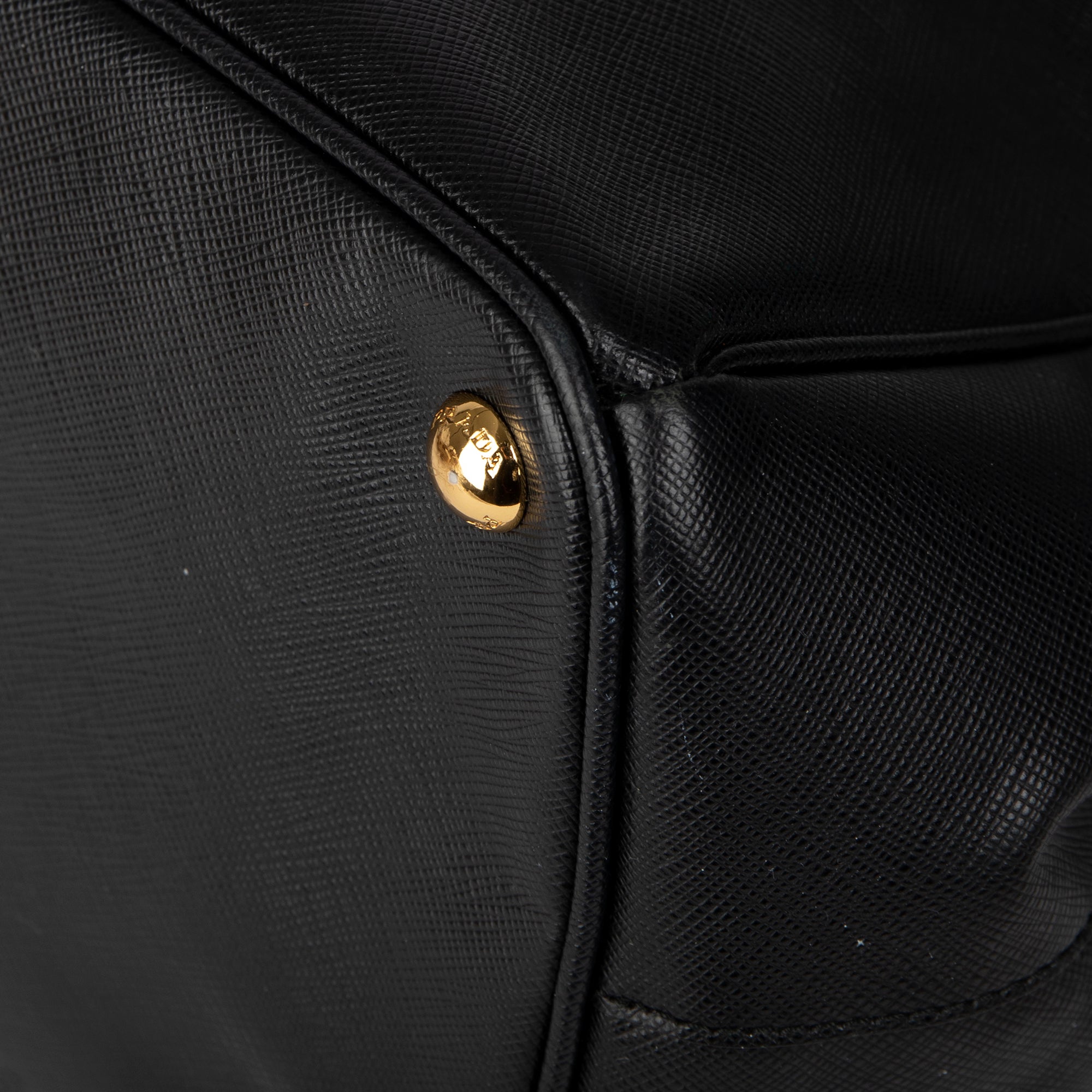 Prada Large Saffiano Lux Galleria Double Zip Tote