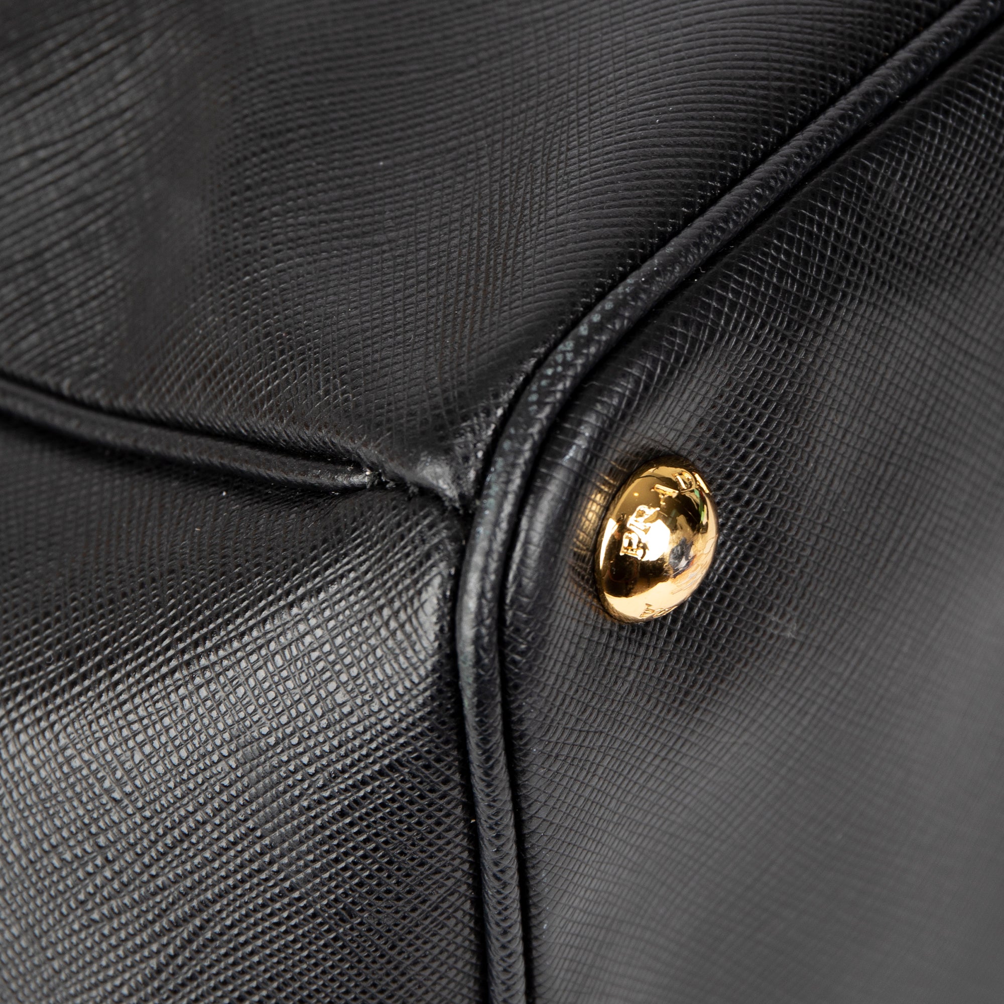 Prada Large Saffiano Lux Galleria Double Zip Tote