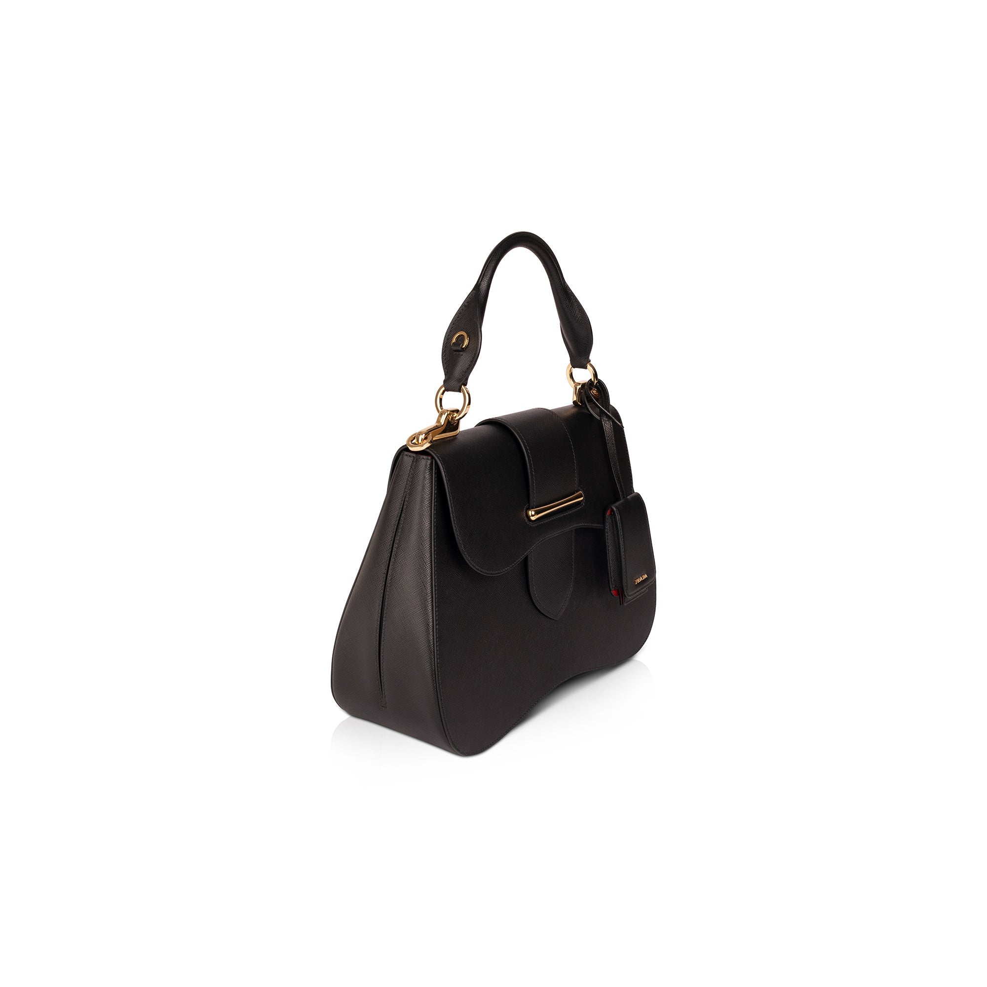 Prada Large Saffiano Lux Sidonie Top Handle Bag w/ Box & Authenticity Card