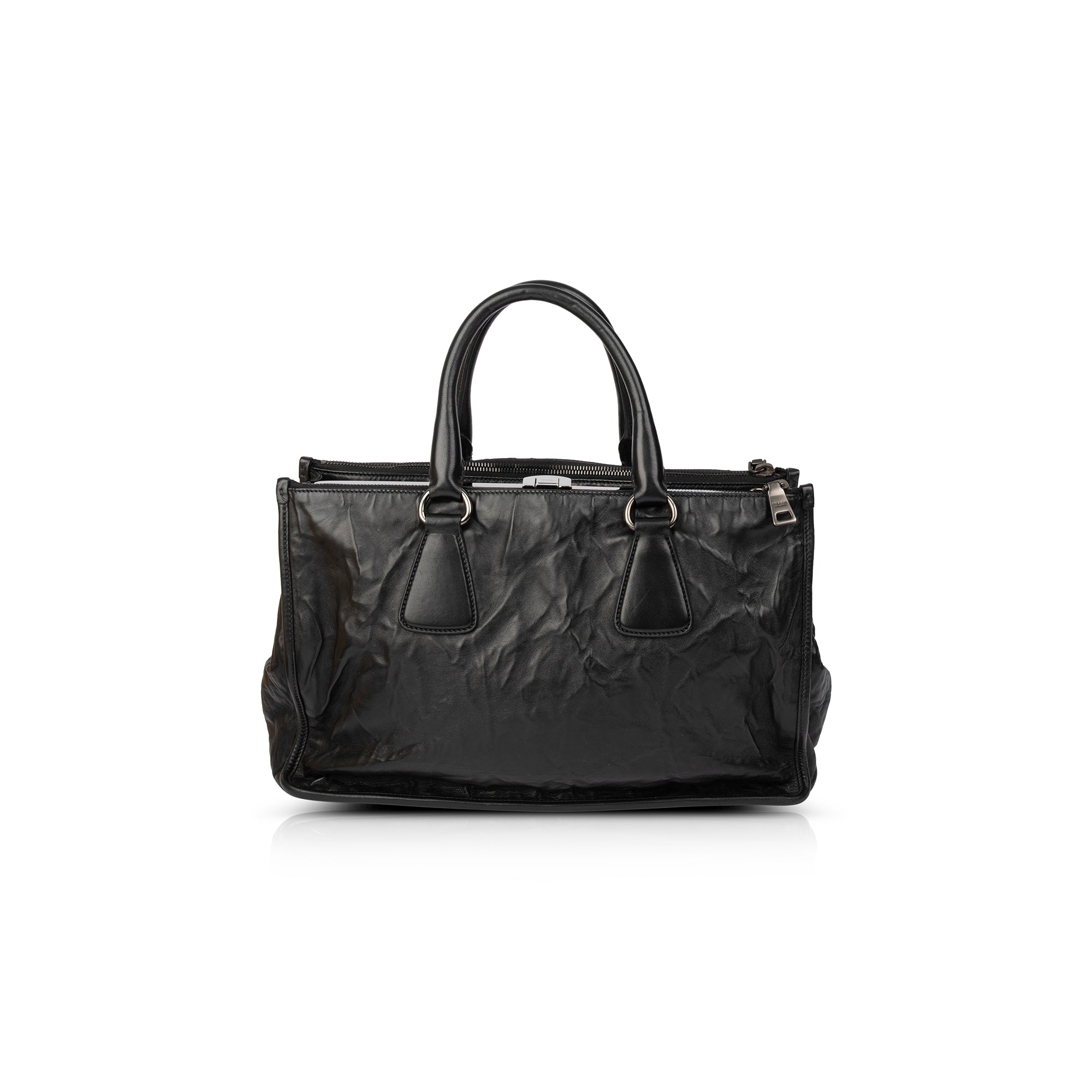 【PRADA Archive】Leather Tote Bag Prada Medium Nappa Antique Leather Tote – OLIVER'S
