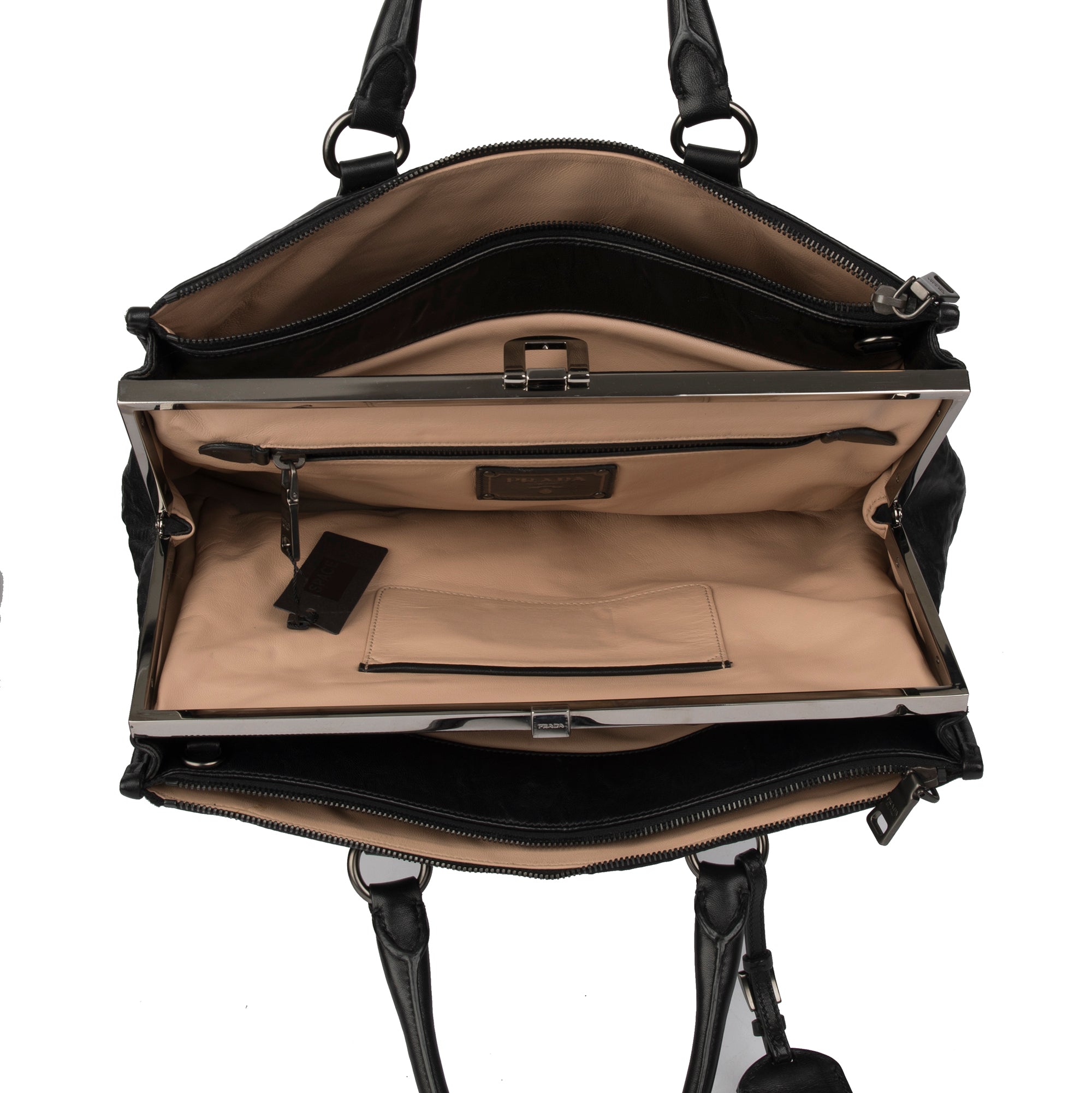 Prada Medium Nappa Antique Leather Tote – OLIVER'S