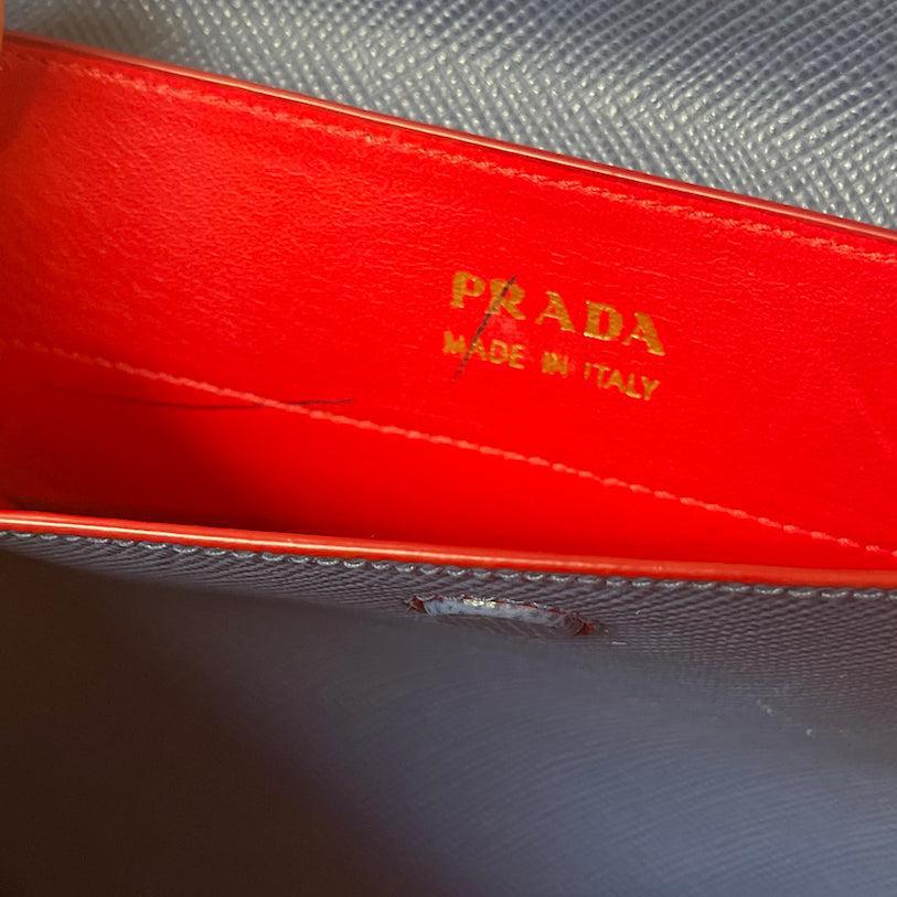 Prada Medium Saffiano Cuir Double Tote