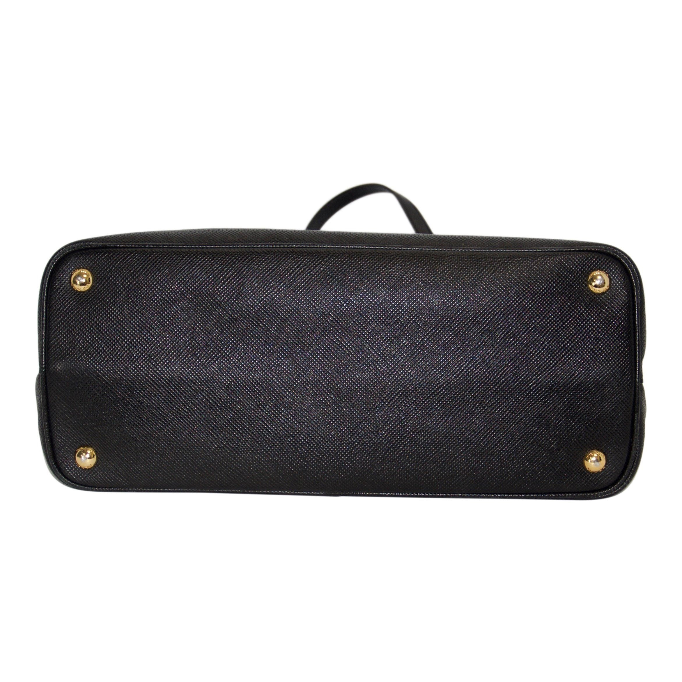 Prada Medium Saffiano Cuir Double Tote