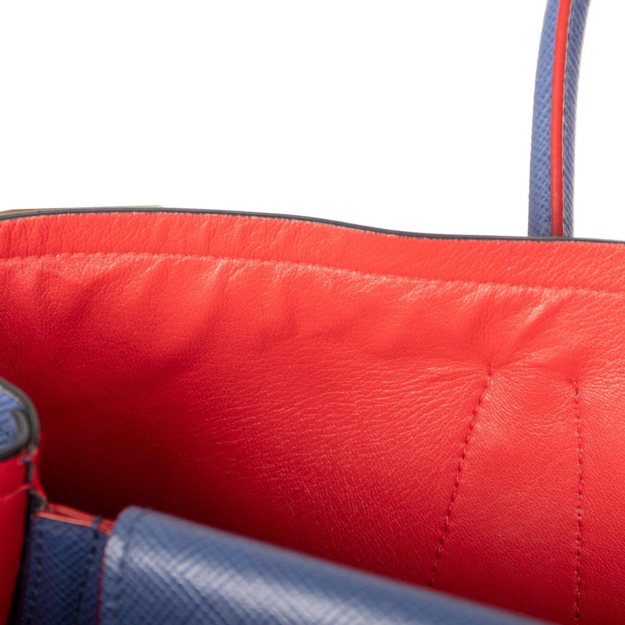 Prada Medium Saffiano Cuir Double Tote