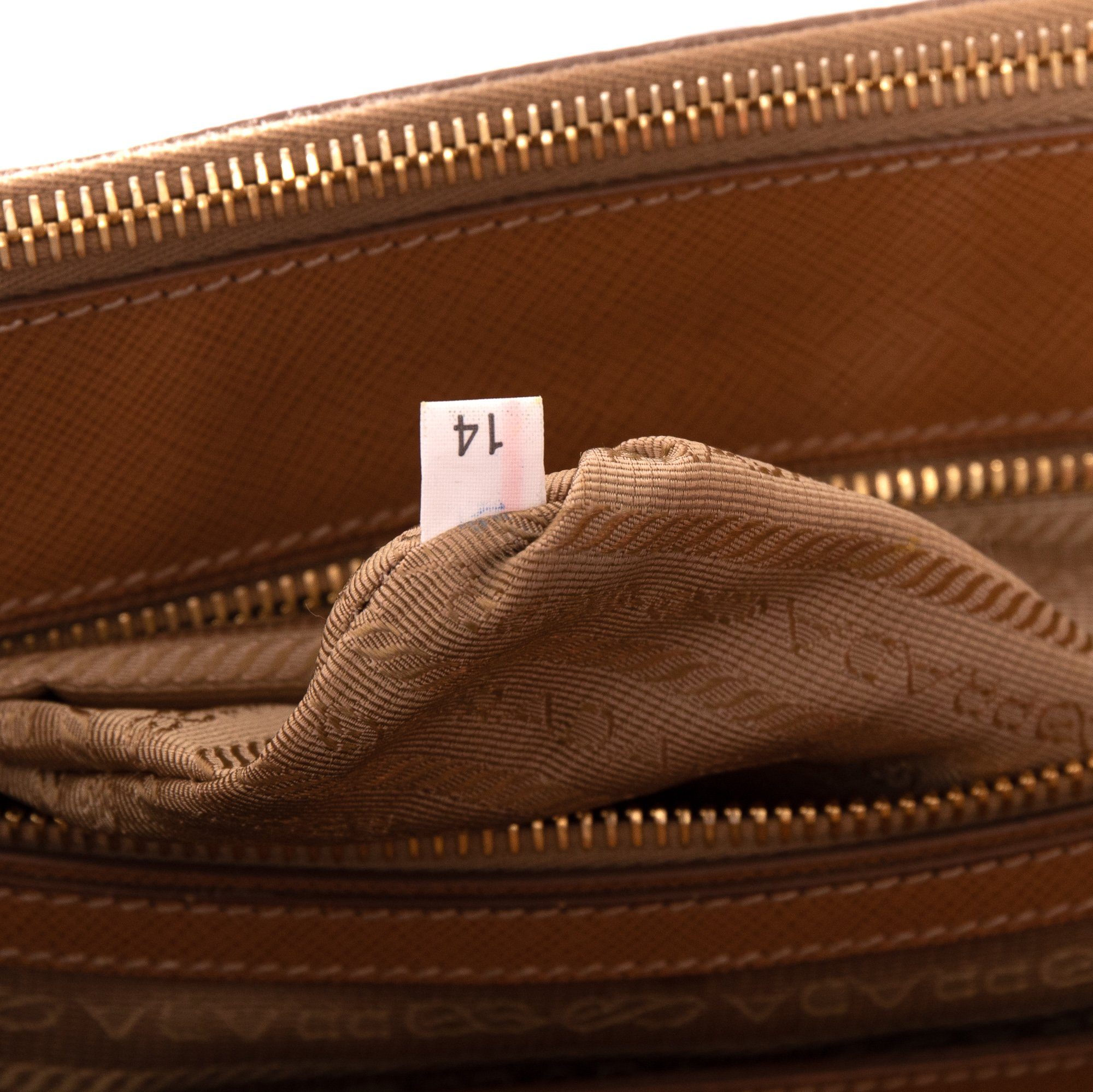 Prada Medium Saffiano Lux Galleria Double Zip Tote