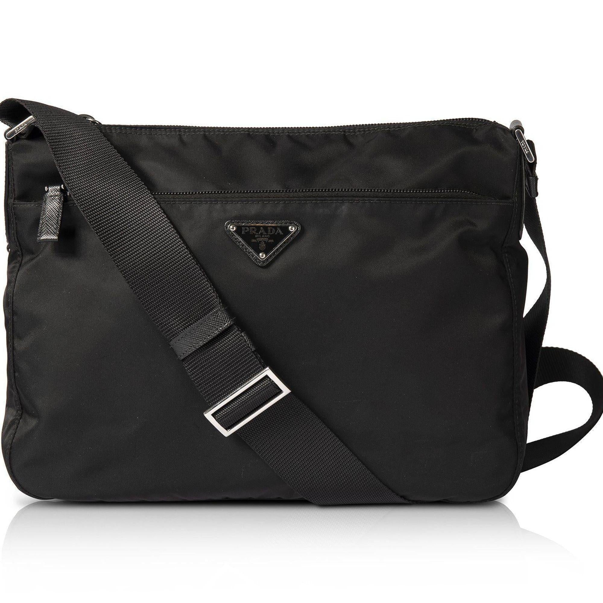 Prada Nylon Messenger Bag