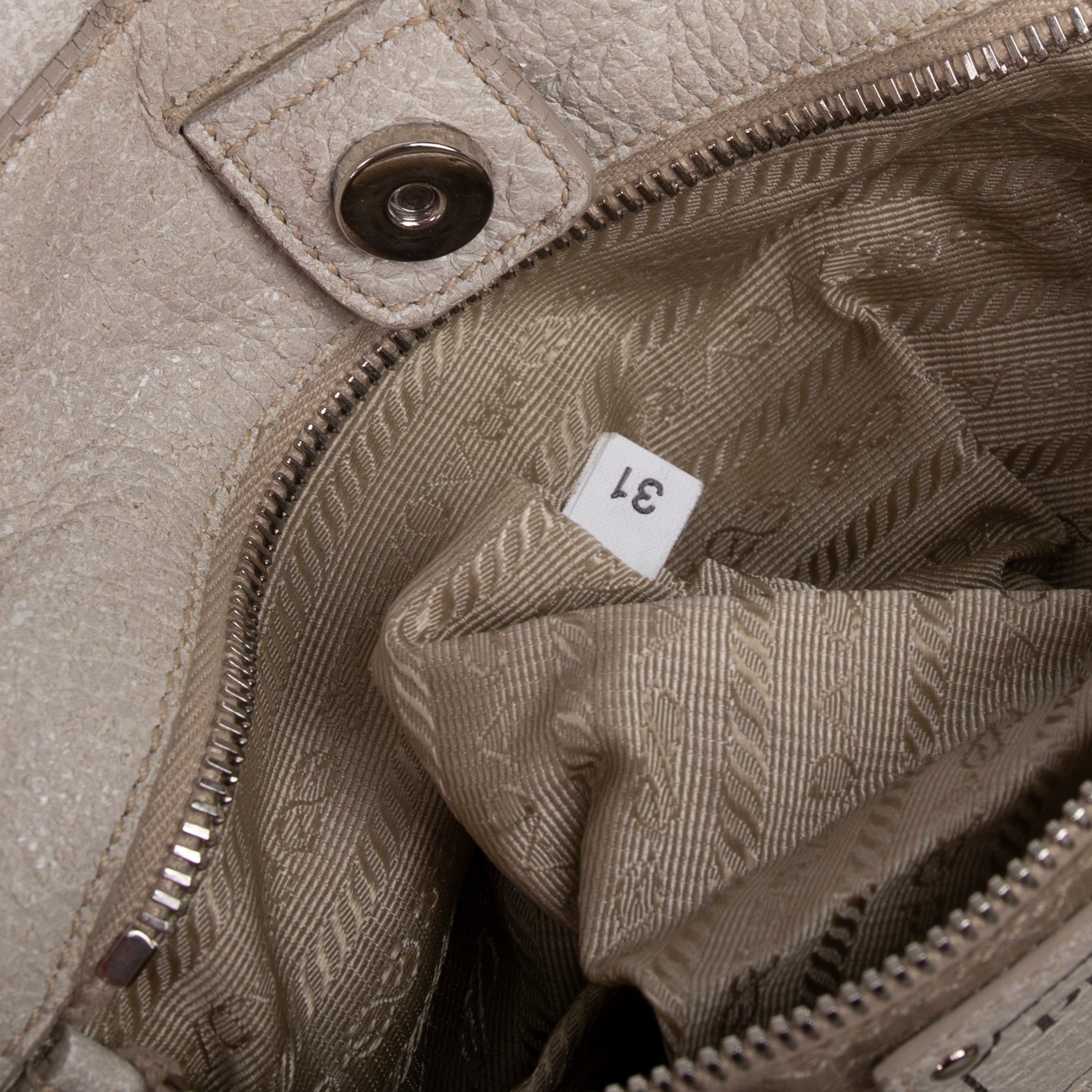 Prada Ombre Cervo Lux Chain Hobo